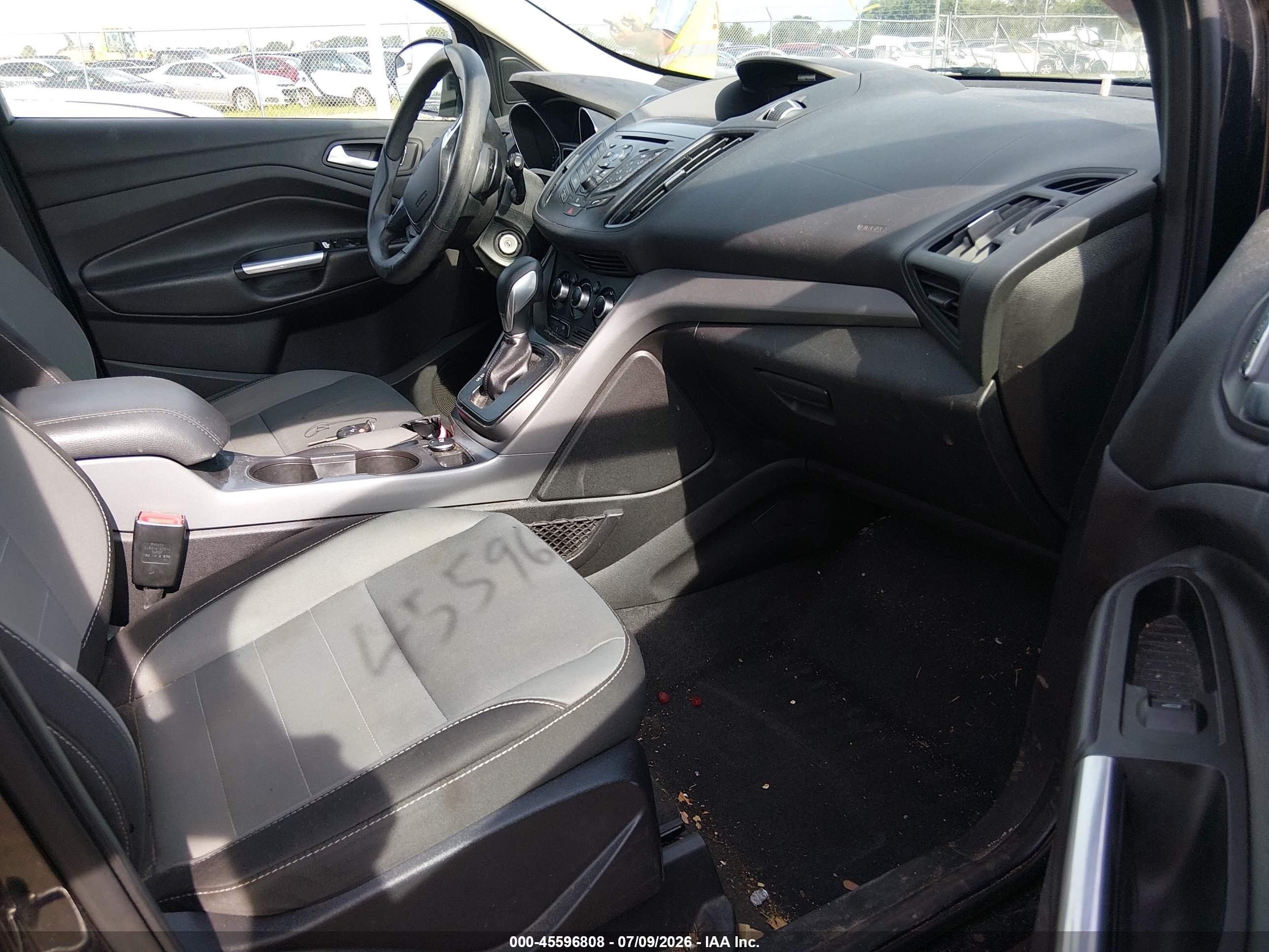 2014 Ford Escape Se Black vin: 1FMCU0G9XEUE40454
