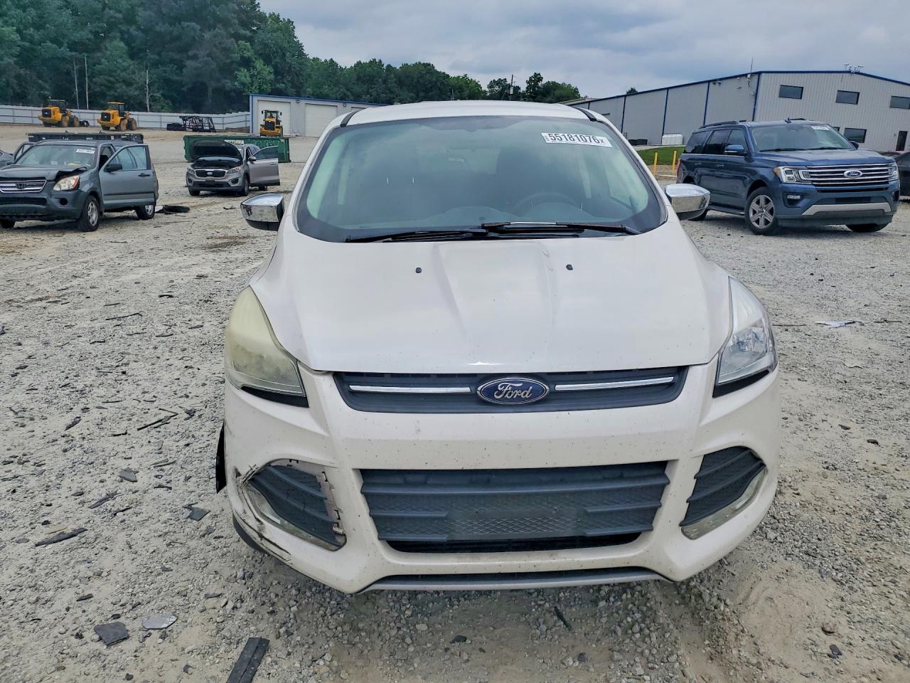 2015 Ford Escape Se White vin: 1FMCU0G9XFUB59756