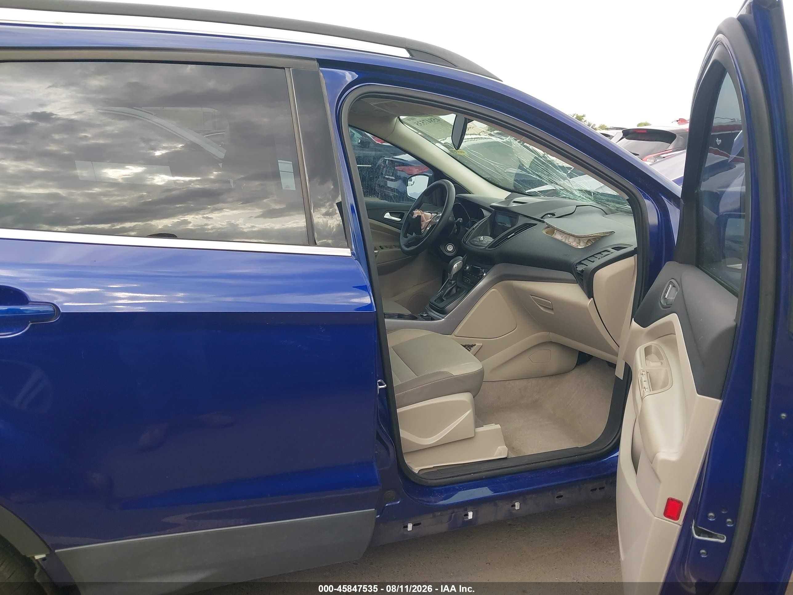 2016 Ford Escape Se Blue vin: 1FMCU0G9XGUB99806