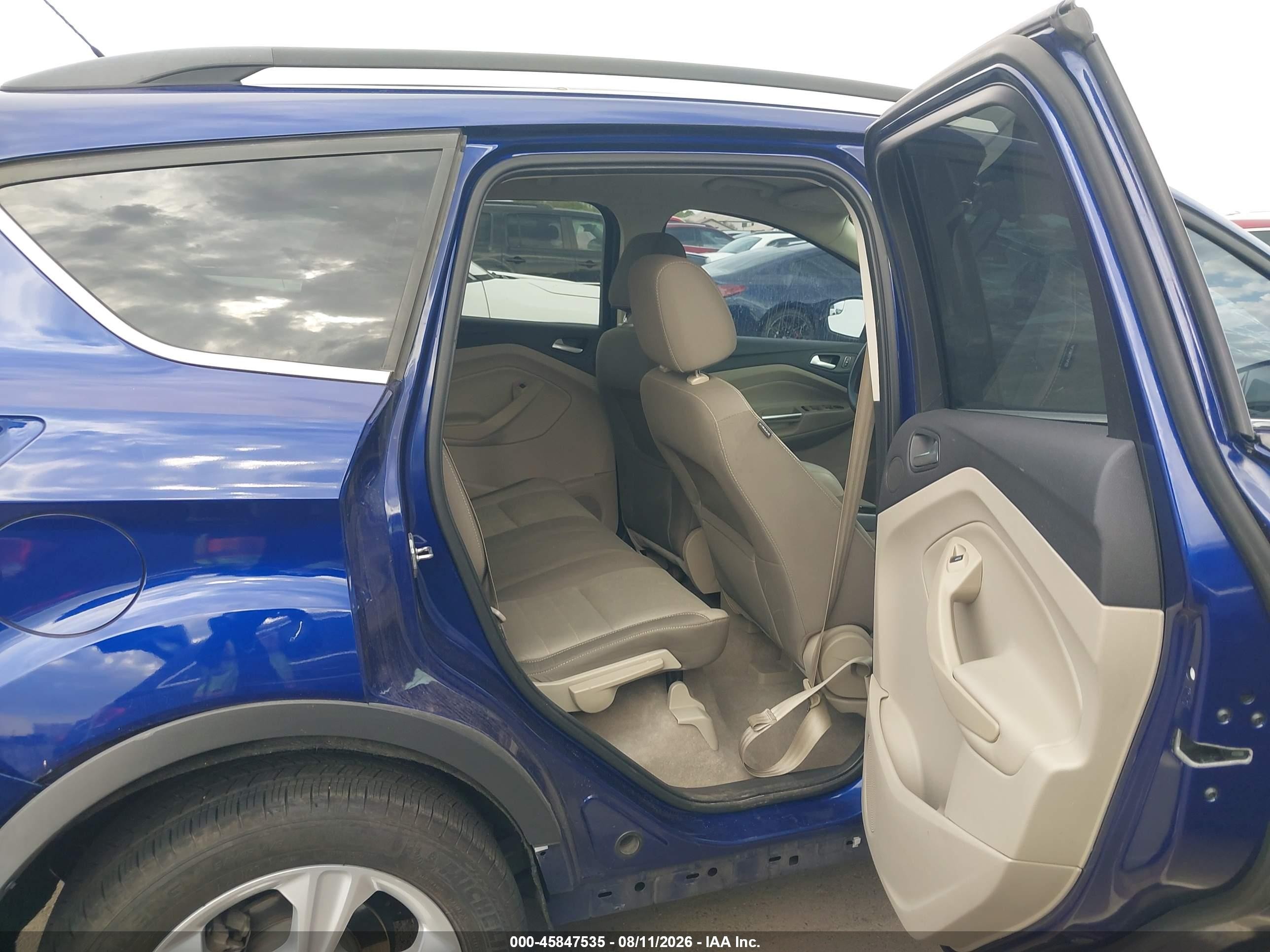 2016 Ford Escape Se Blue vin: 1FMCU0G9XGUB99806