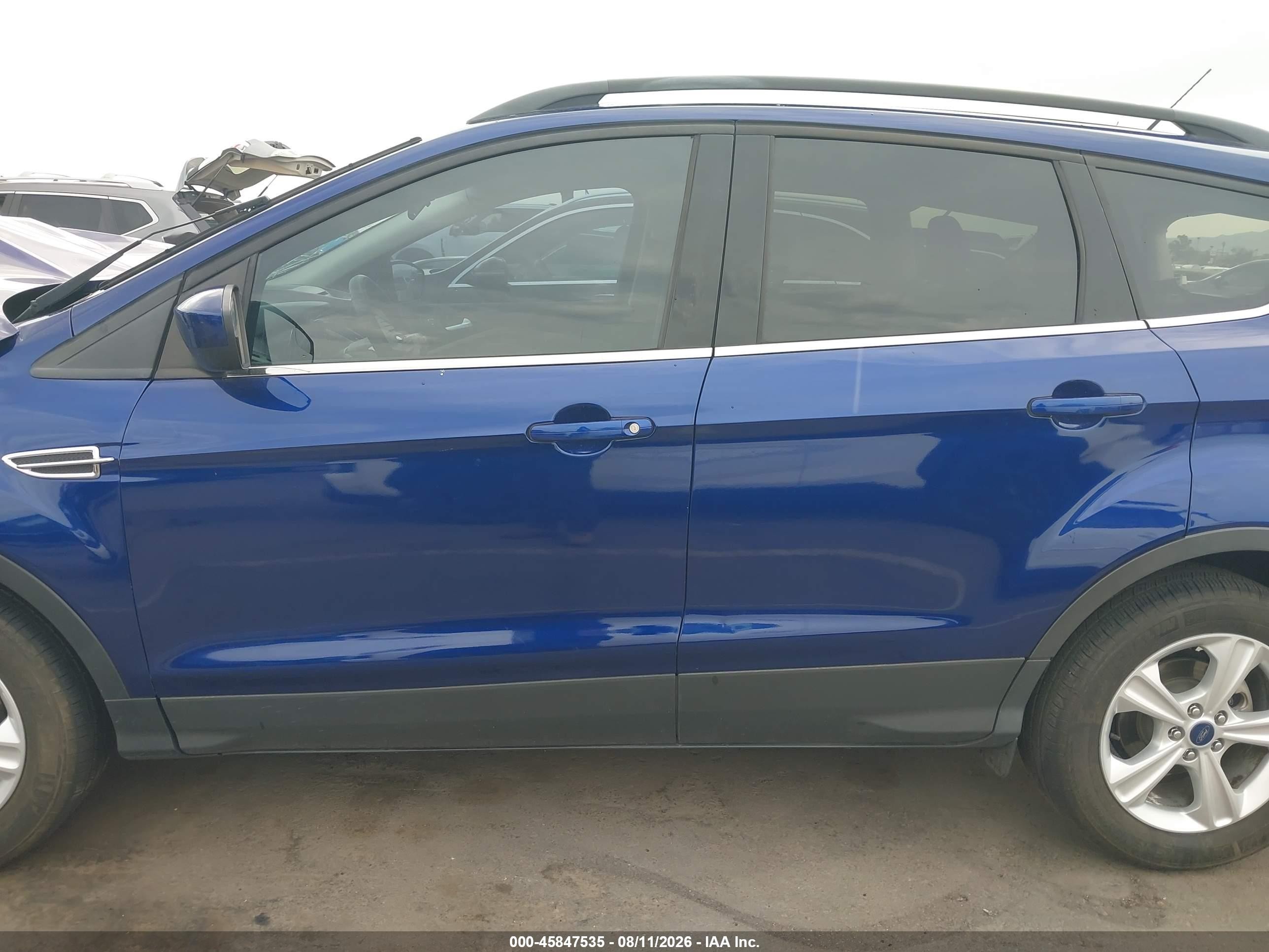 2016 Ford Escape Se Blue vin: 1FMCU0G9XGUB99806