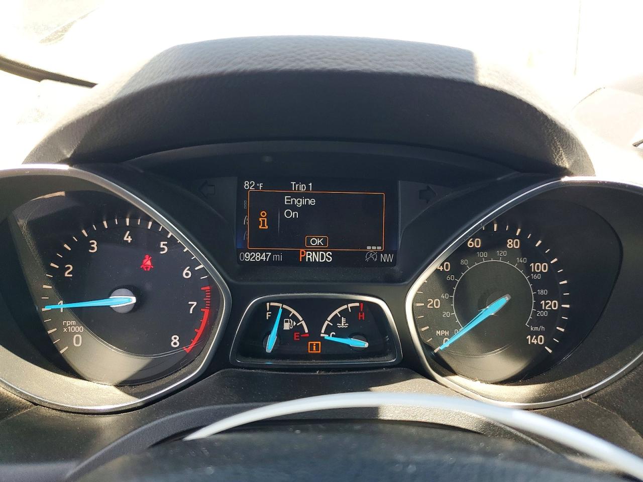 2017 Ford Escape Se Black vin: 1FMCU0G9XHUE16787