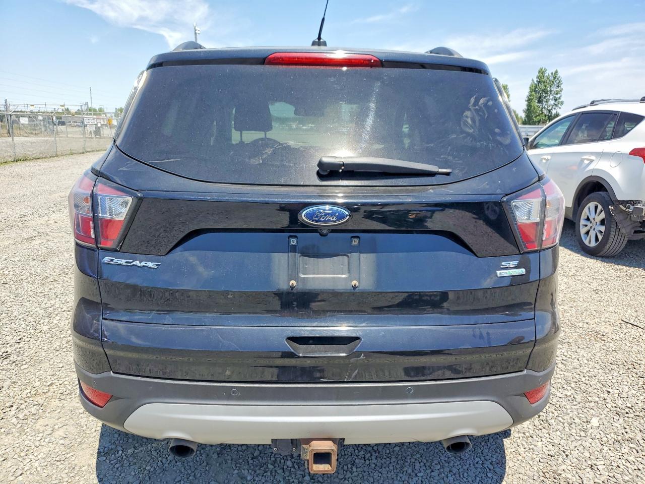 2017 Ford Escape Se Black vin: 1FMCU0G9XHUE16787