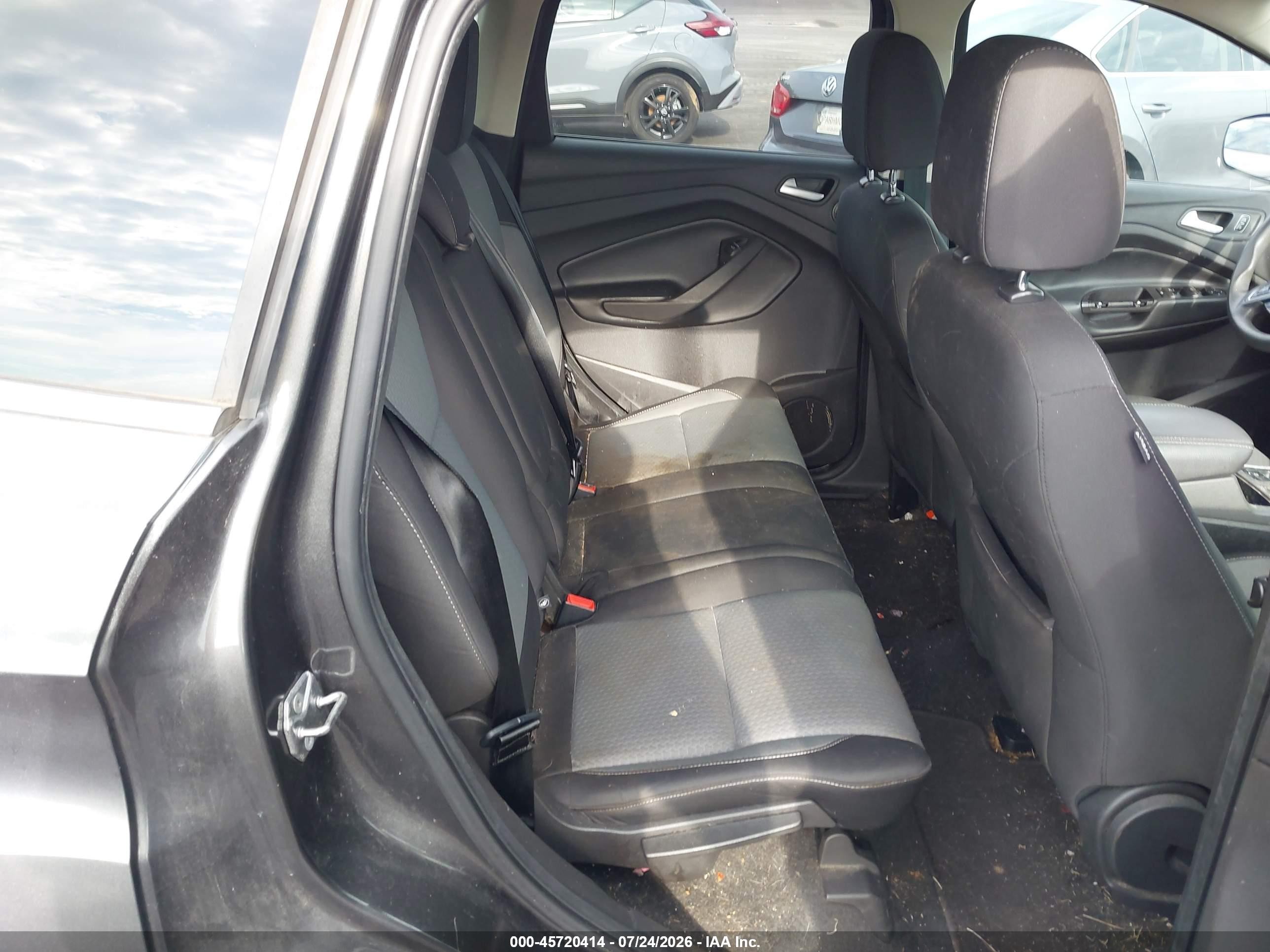 2017 Ford Escape Se Gray vin: 1FMCU0GD0HUC71957