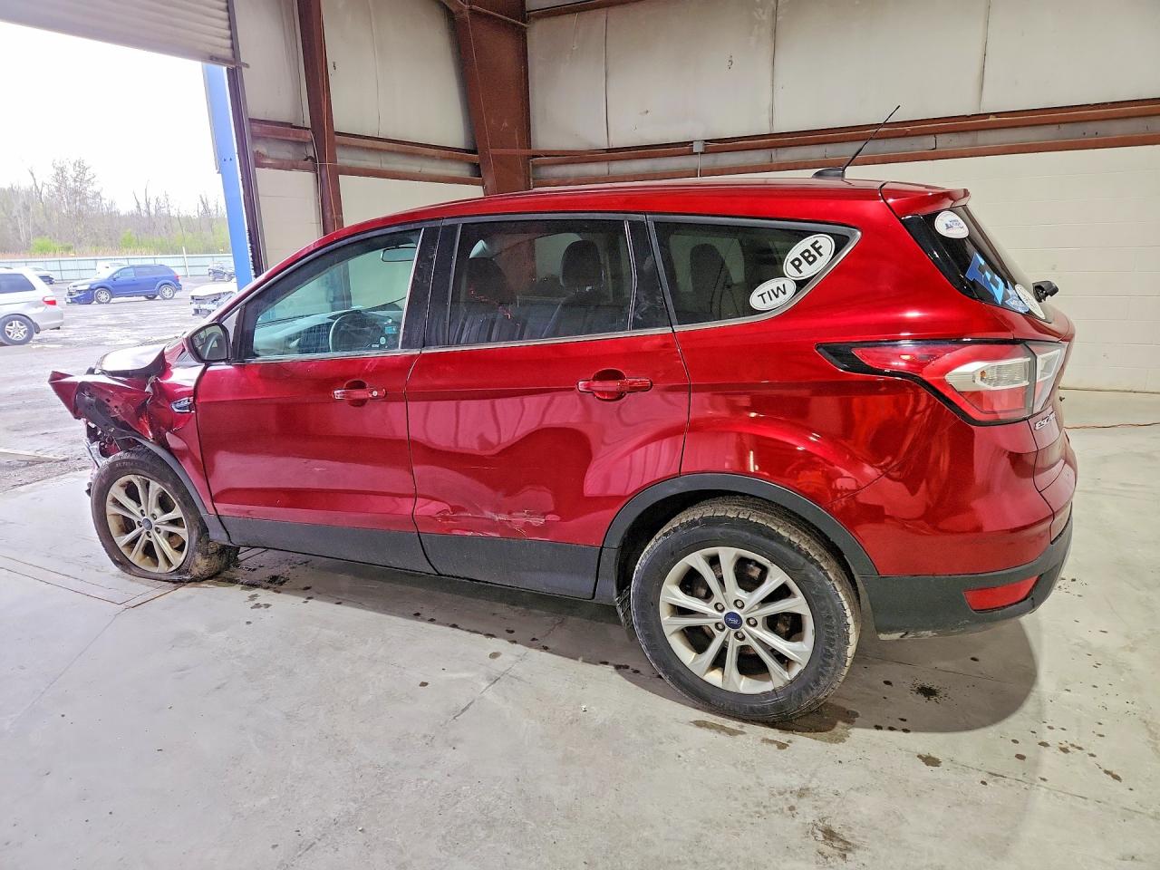 2017 Ford Escape Se Red vin: 1FMCU0GD0HUC93733