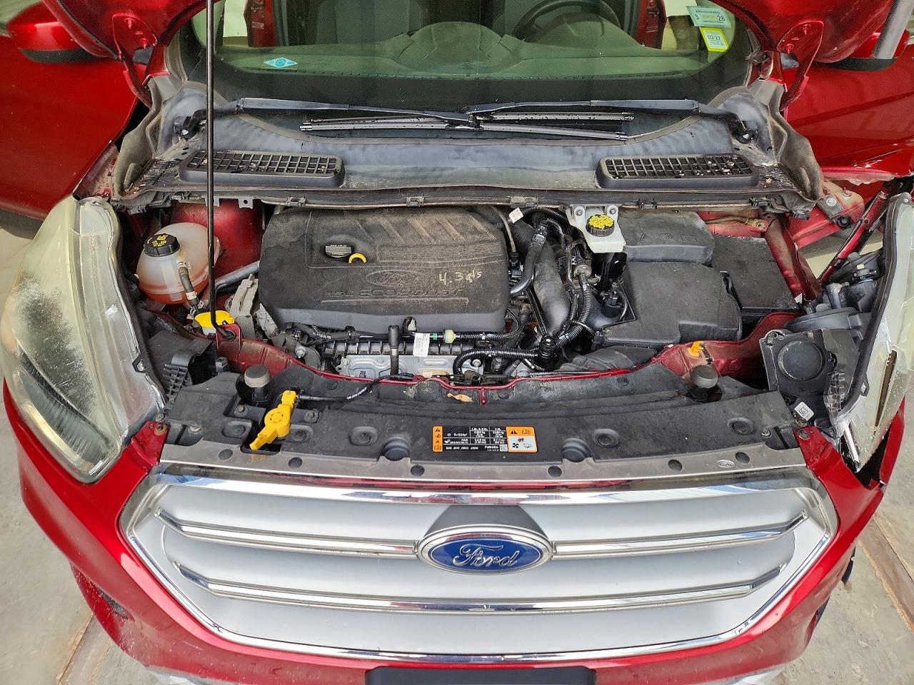 2017 Ford Escape Se Red vin: 1FMCU0GD0HUC93733