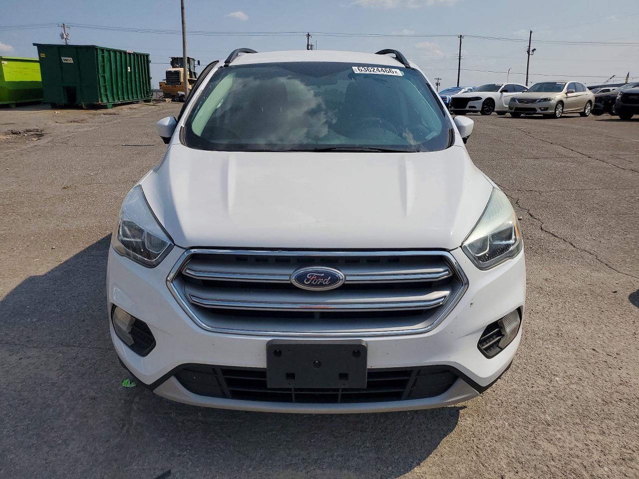 2017 Ford Escape Se White vin: 1FMCU0GD0HUD17948