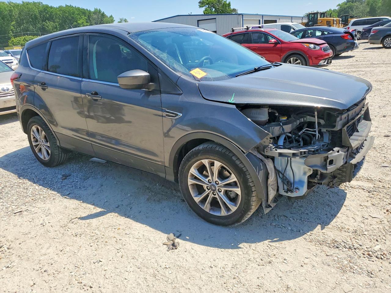 2019 Ford Escape Se Gray vin: 1FMCU0GD1KUB49034