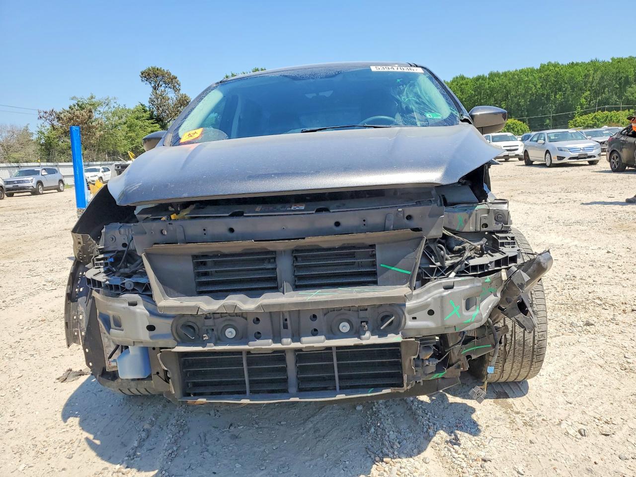 2019 Ford Escape Se Gray vin: 1FMCU0GD1KUB49034