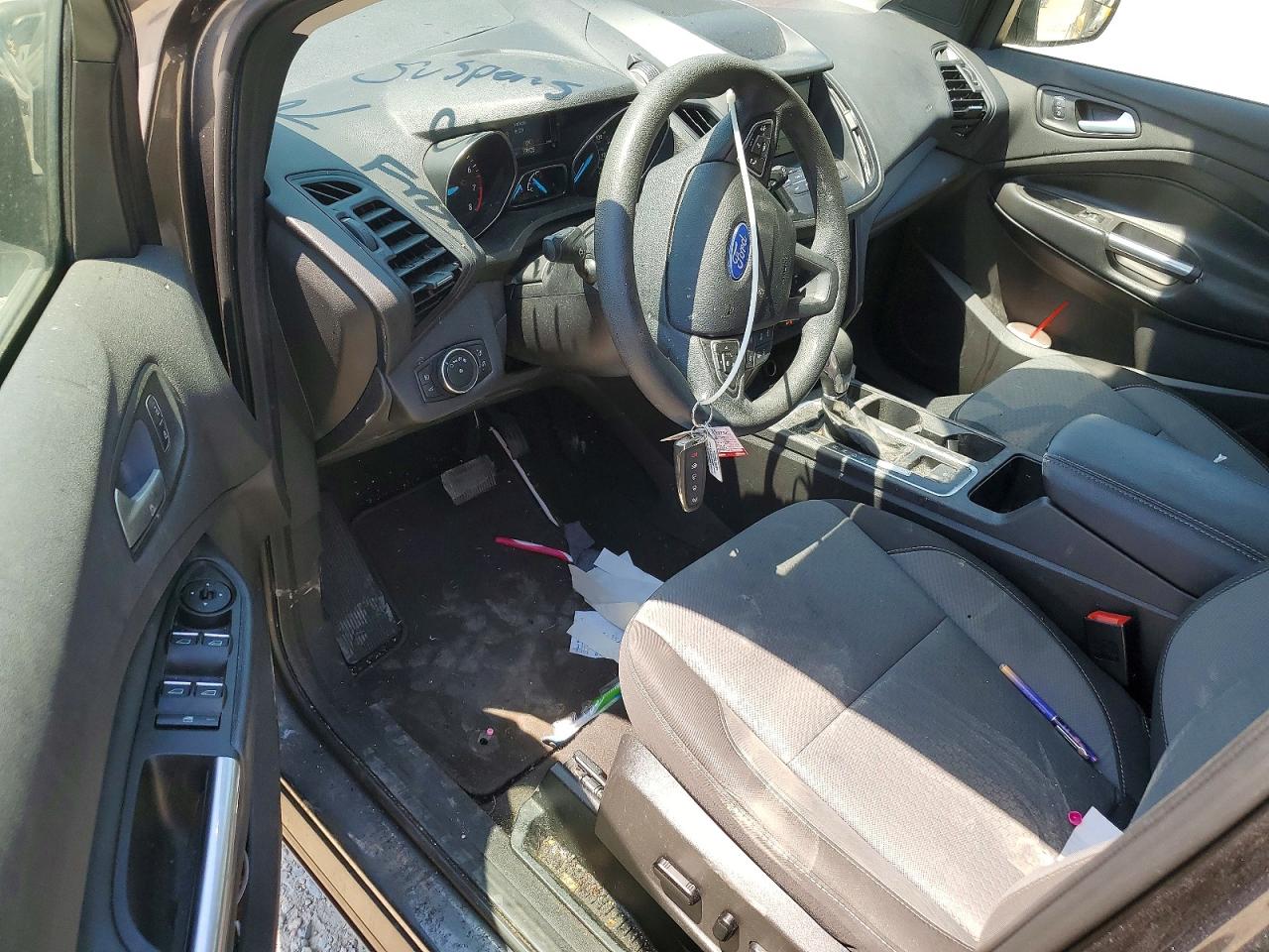 2019 Ford Escape Se Gray vin: 1FMCU0GD1KUB49034