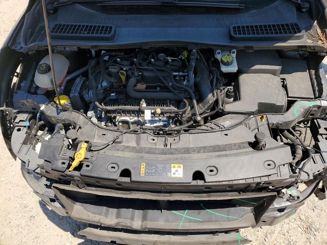 2019 Ford Escape Se Gray vin: 1FMCU0GD1KUB49034