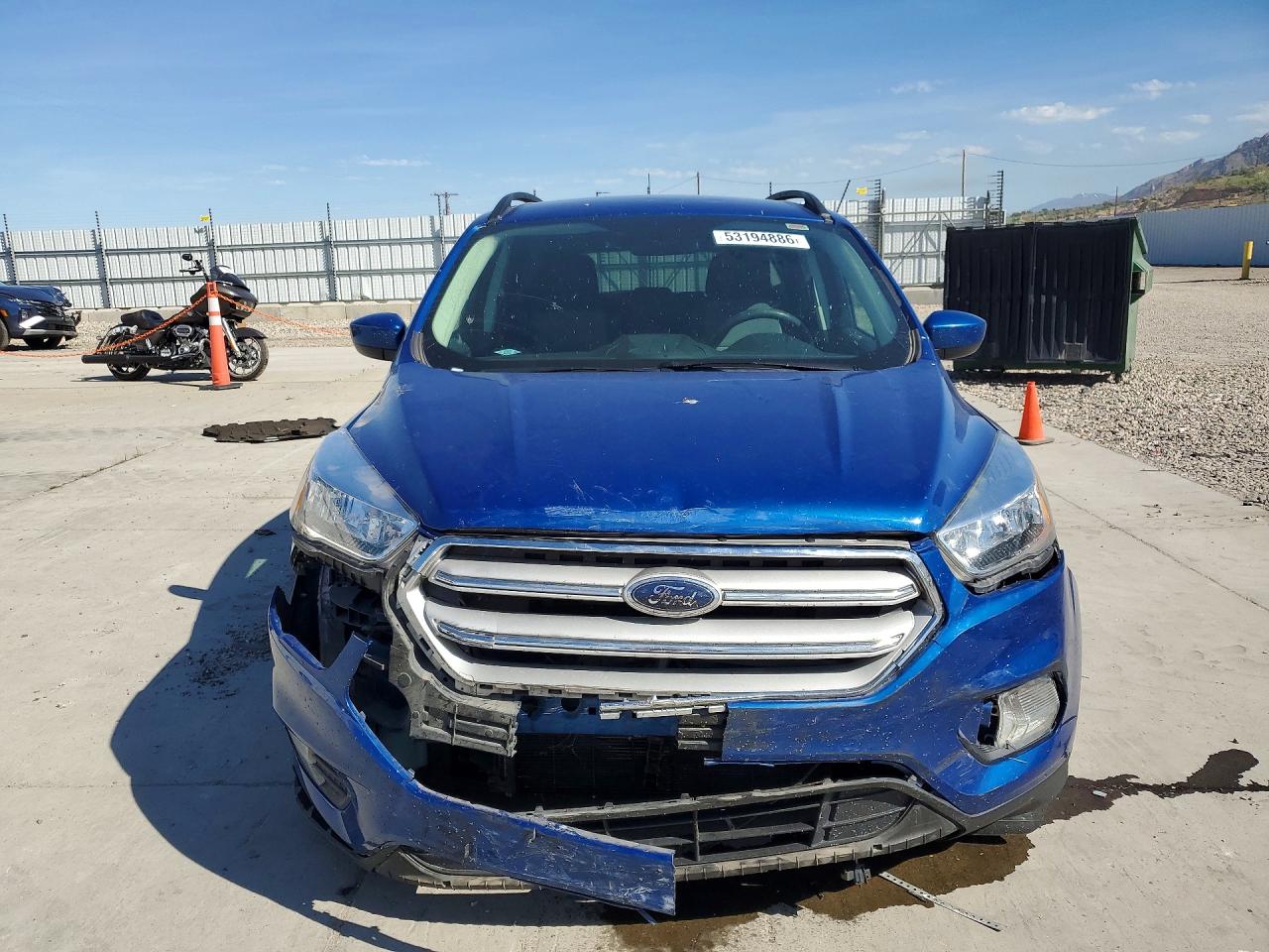 2018 Ford Escape Se Blue vin: 1FMCU0GD2JUC04606