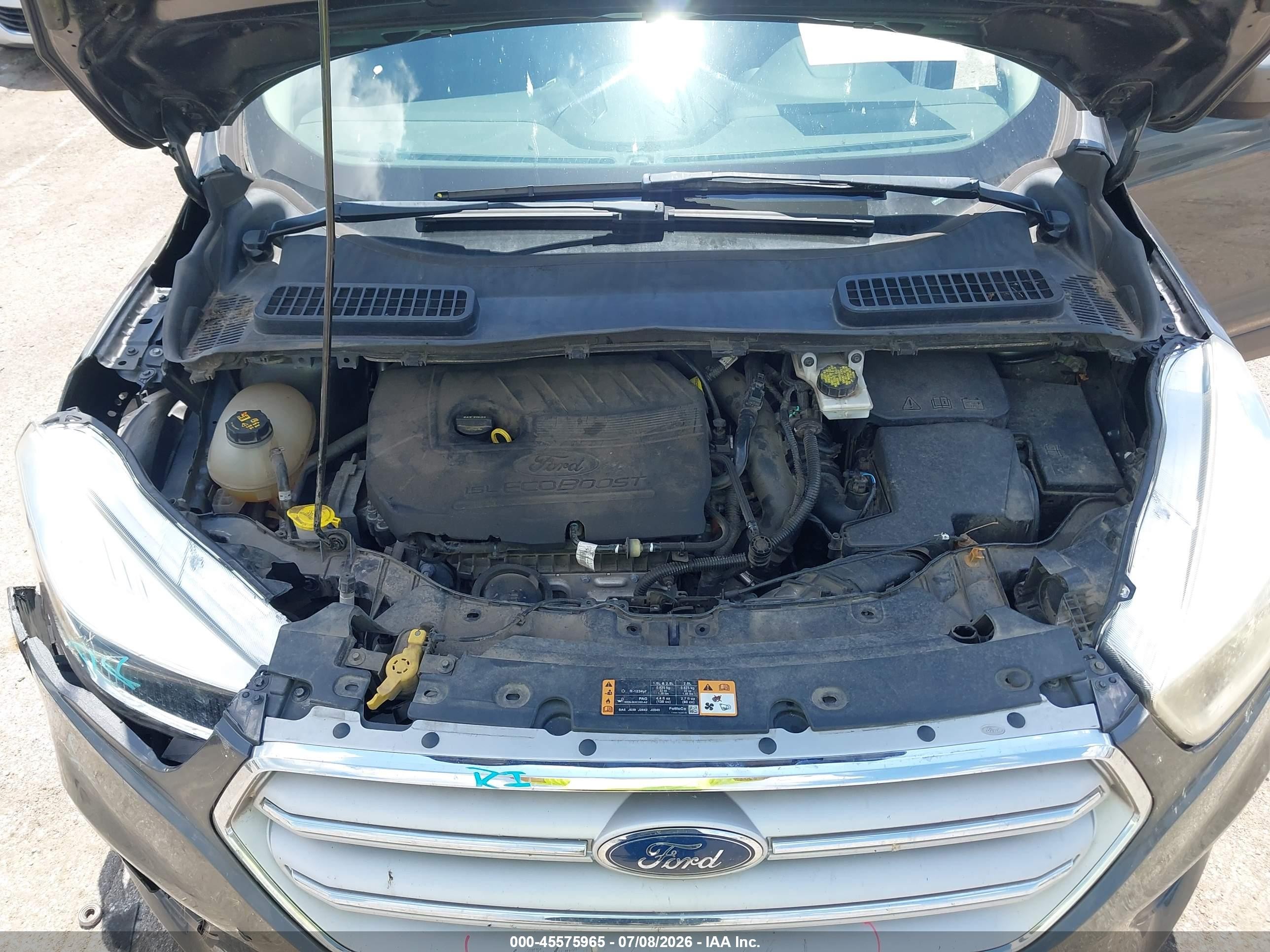 2018 Ford Escape Se Gray vin: 1FMCU0GD2JUC90516