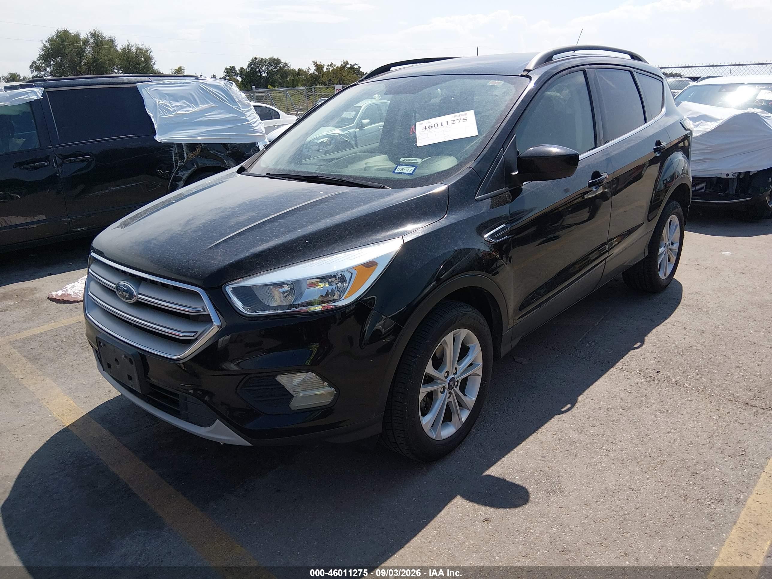 2018 Ford Escape Se Black vin: 1FMCU0GD2JUD29038