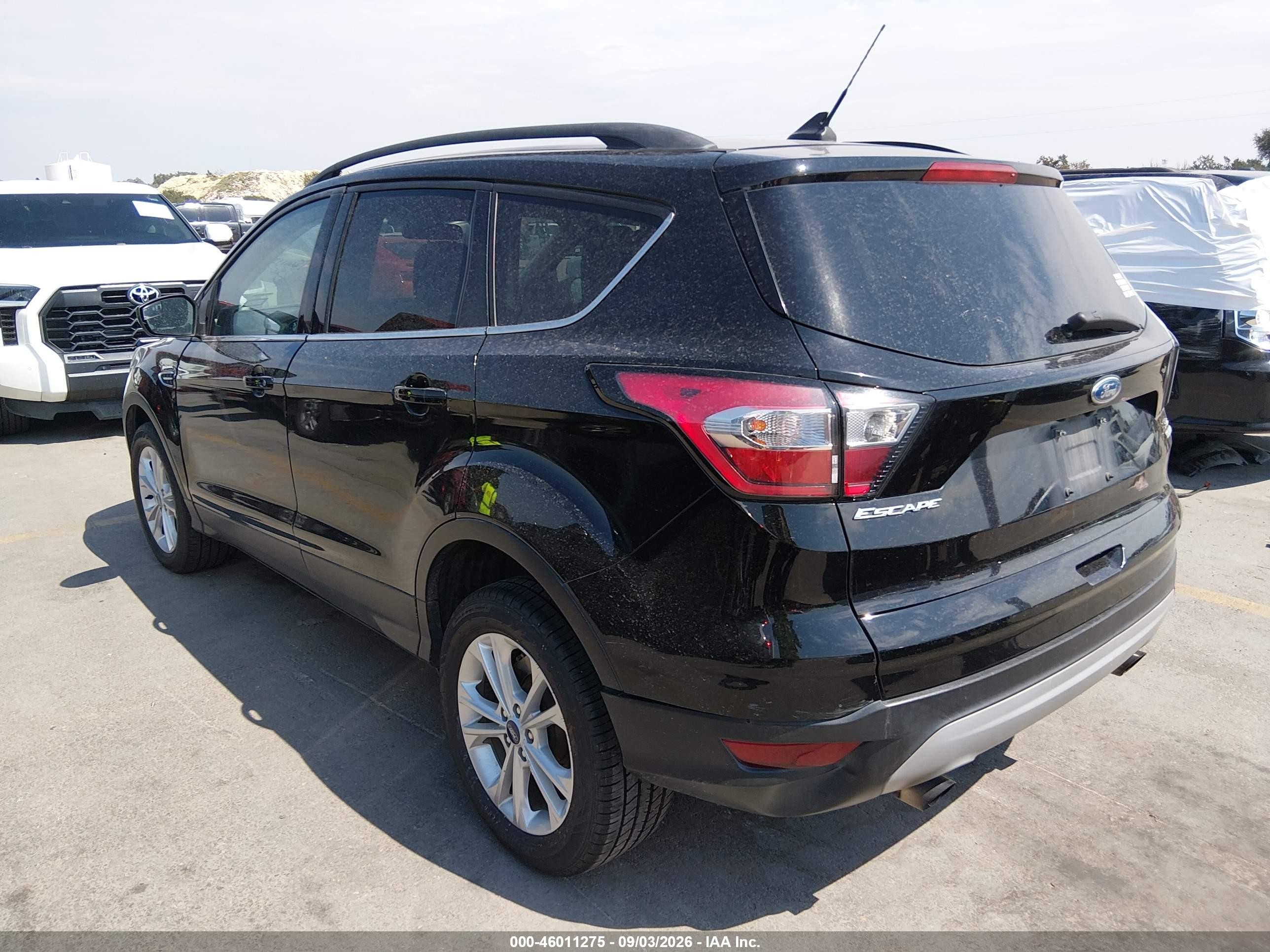2018 Ford Escape Se Black vin: 1FMCU0GD2JUD29038
