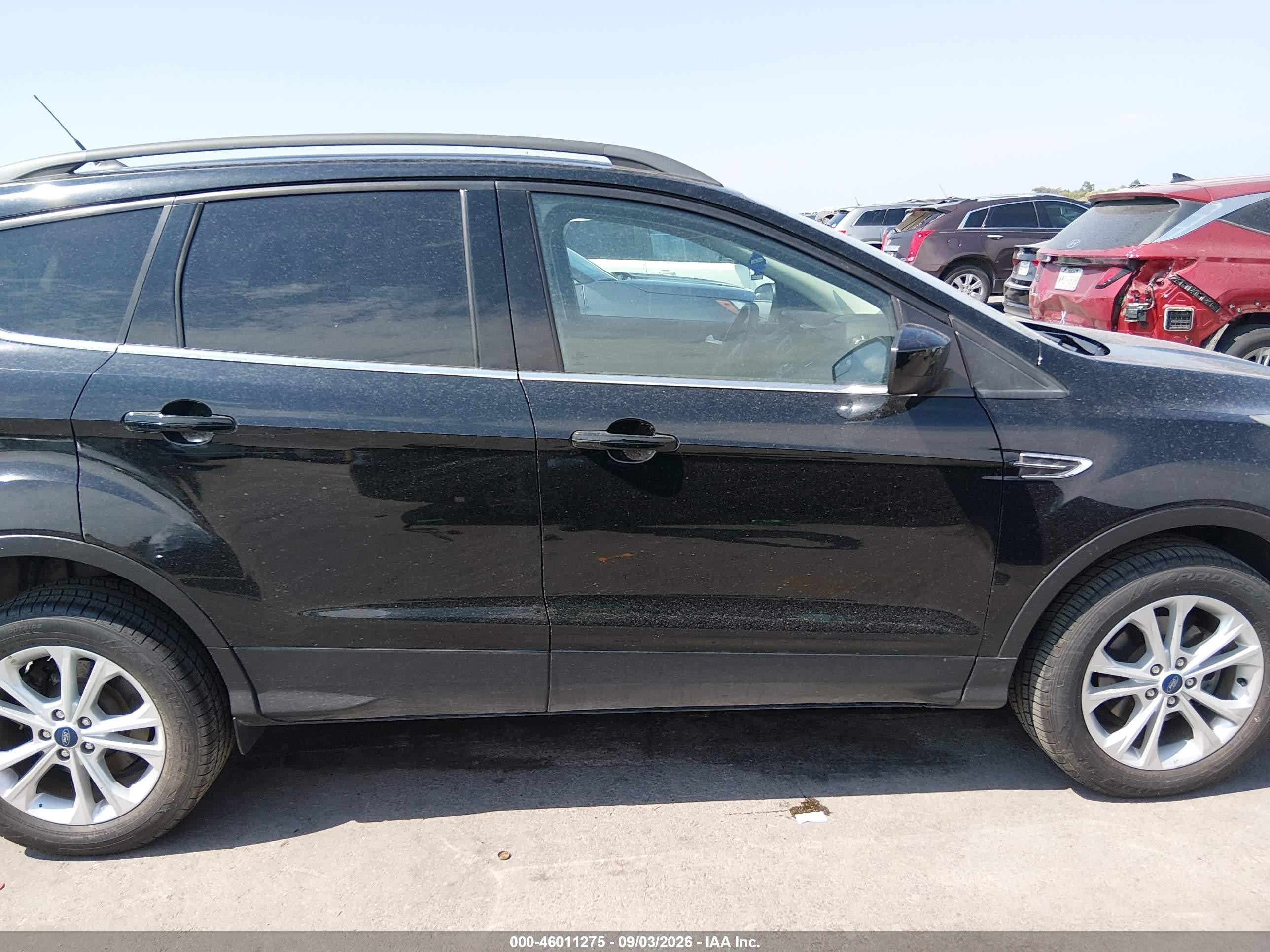 2018 Ford Escape Se Black vin: 1FMCU0GD2JUD29038