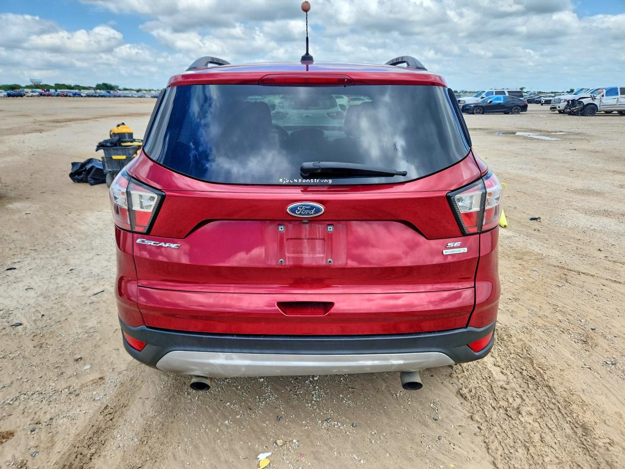 2018 Ford Escape Se Red vin: 1FMCU0GD2JUD36538