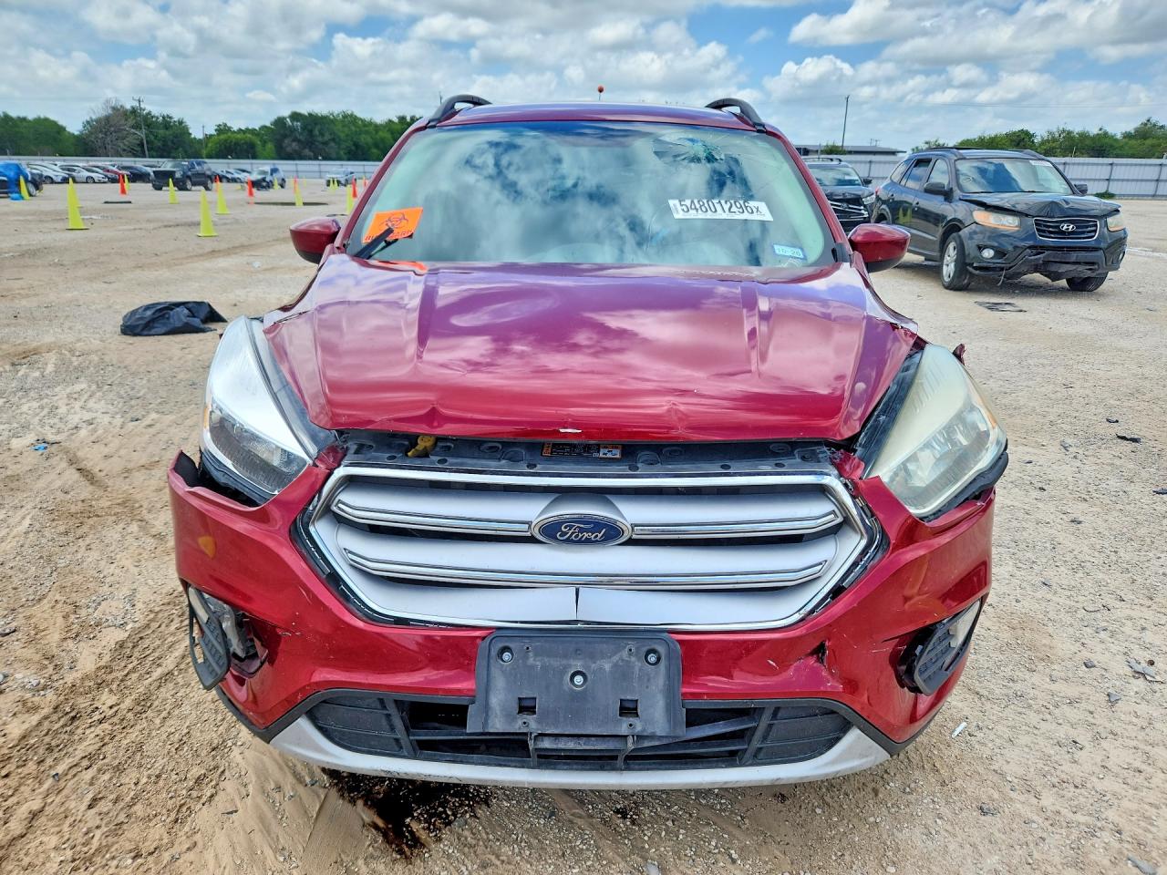 2018 Ford Escape Se Red vin: 1FMCU0GD2JUD36538