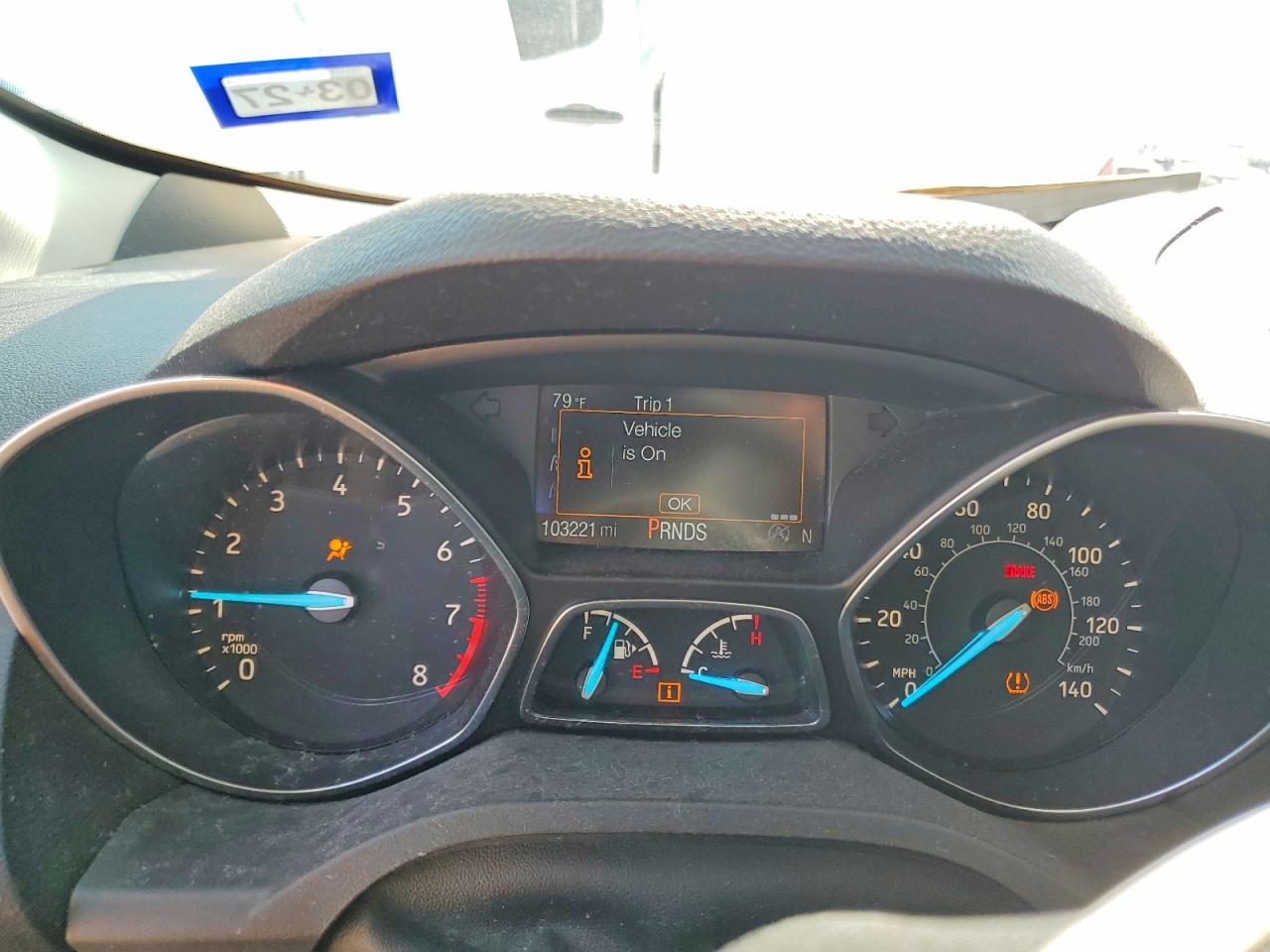 2019 Ford Escape Se White vin: 1FMCU0GD2KUA04634