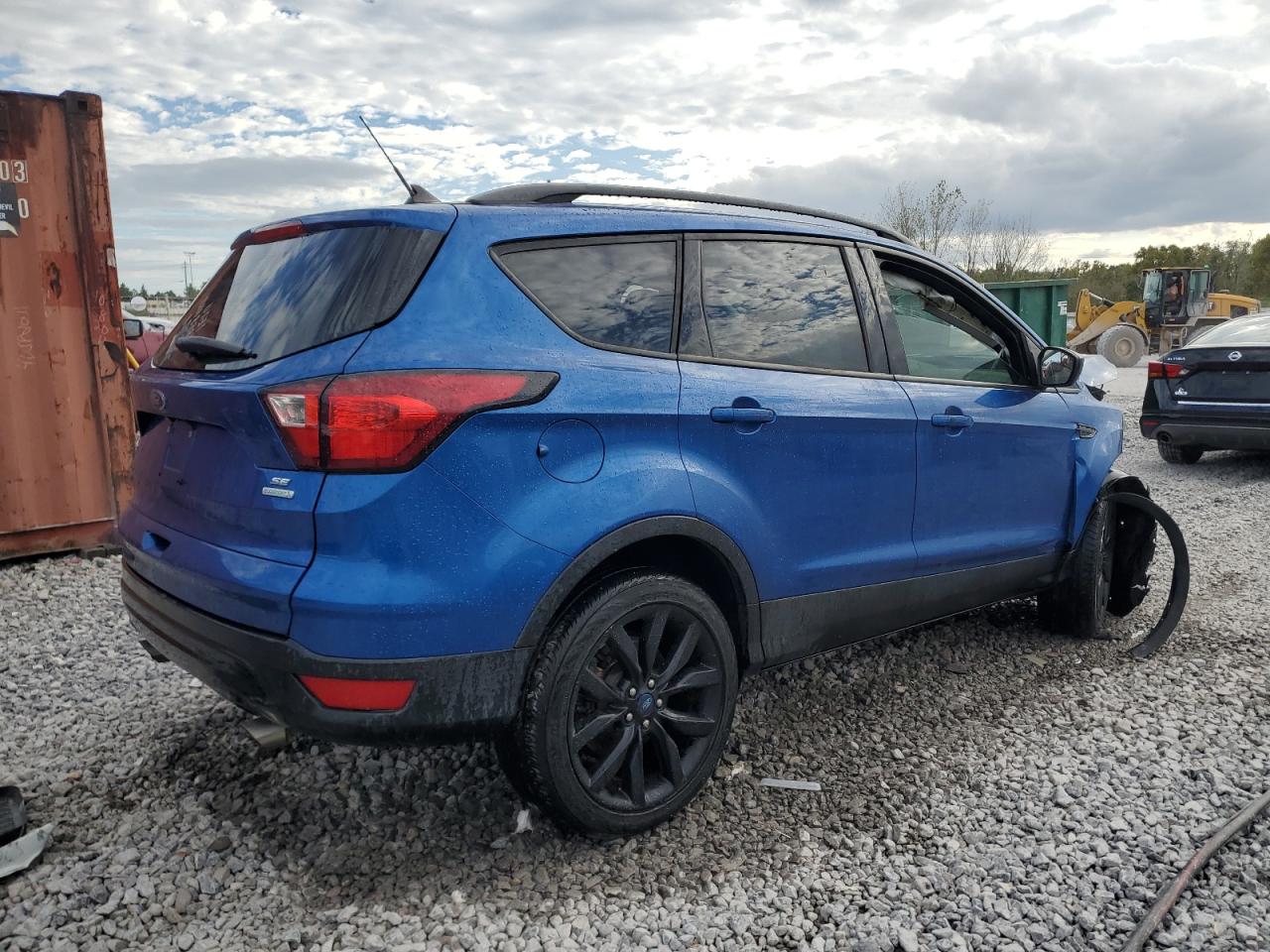 2019 Ford Escape Se Blue vin: 1FMCU0GD2KUA26312