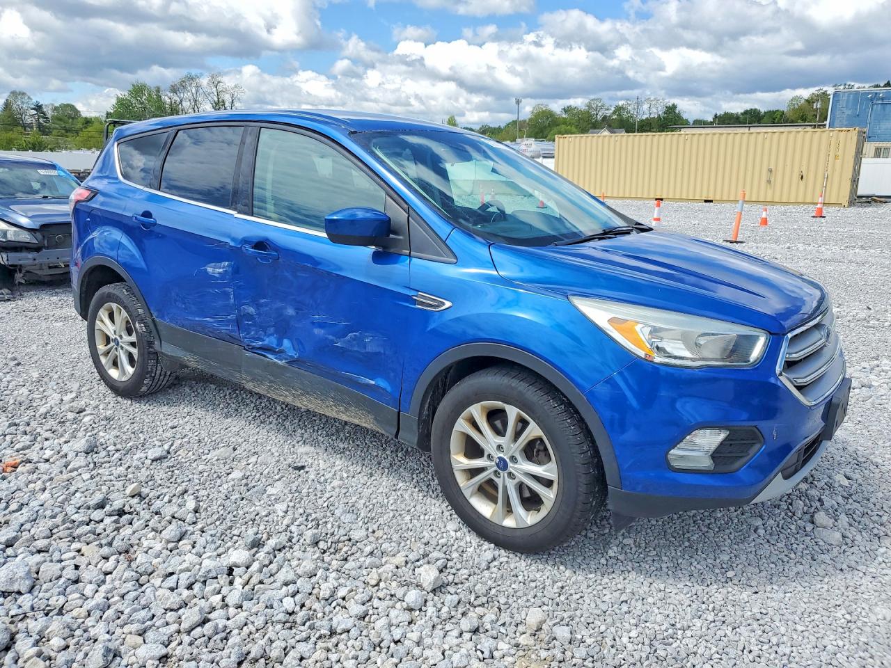 2017 Ford Escape Se Blue vin: 1FMCU0GD3HUC45448