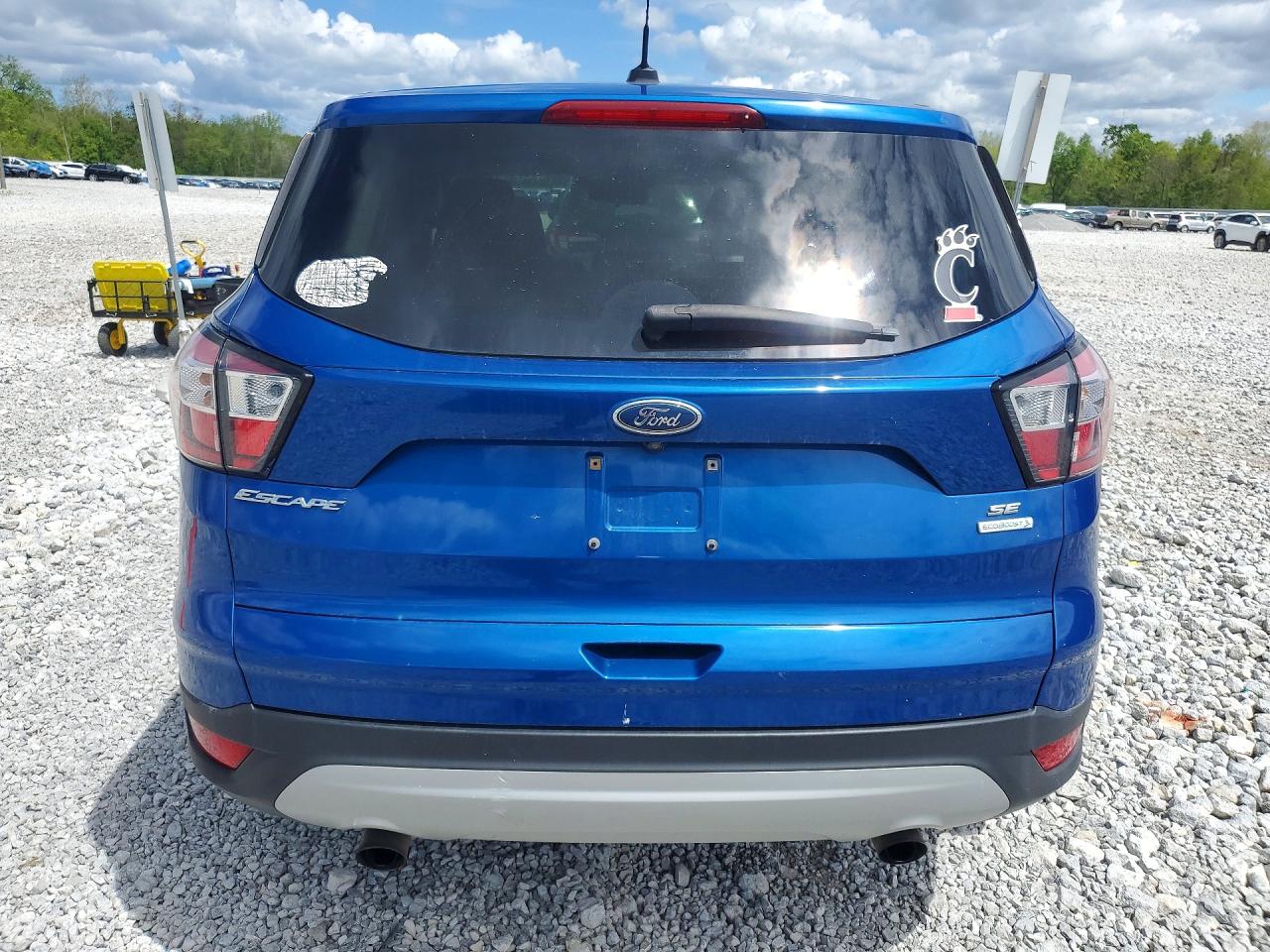 2017 Ford Escape Se Blue vin: 1FMCU0GD3HUC45448