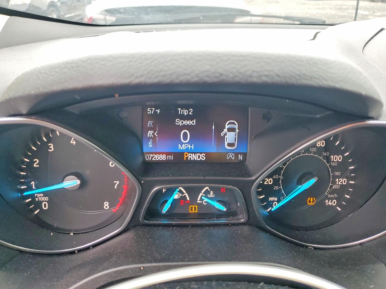 2019 Ford Escape Se Gray vin: 1FMCU0GD3KUA94313