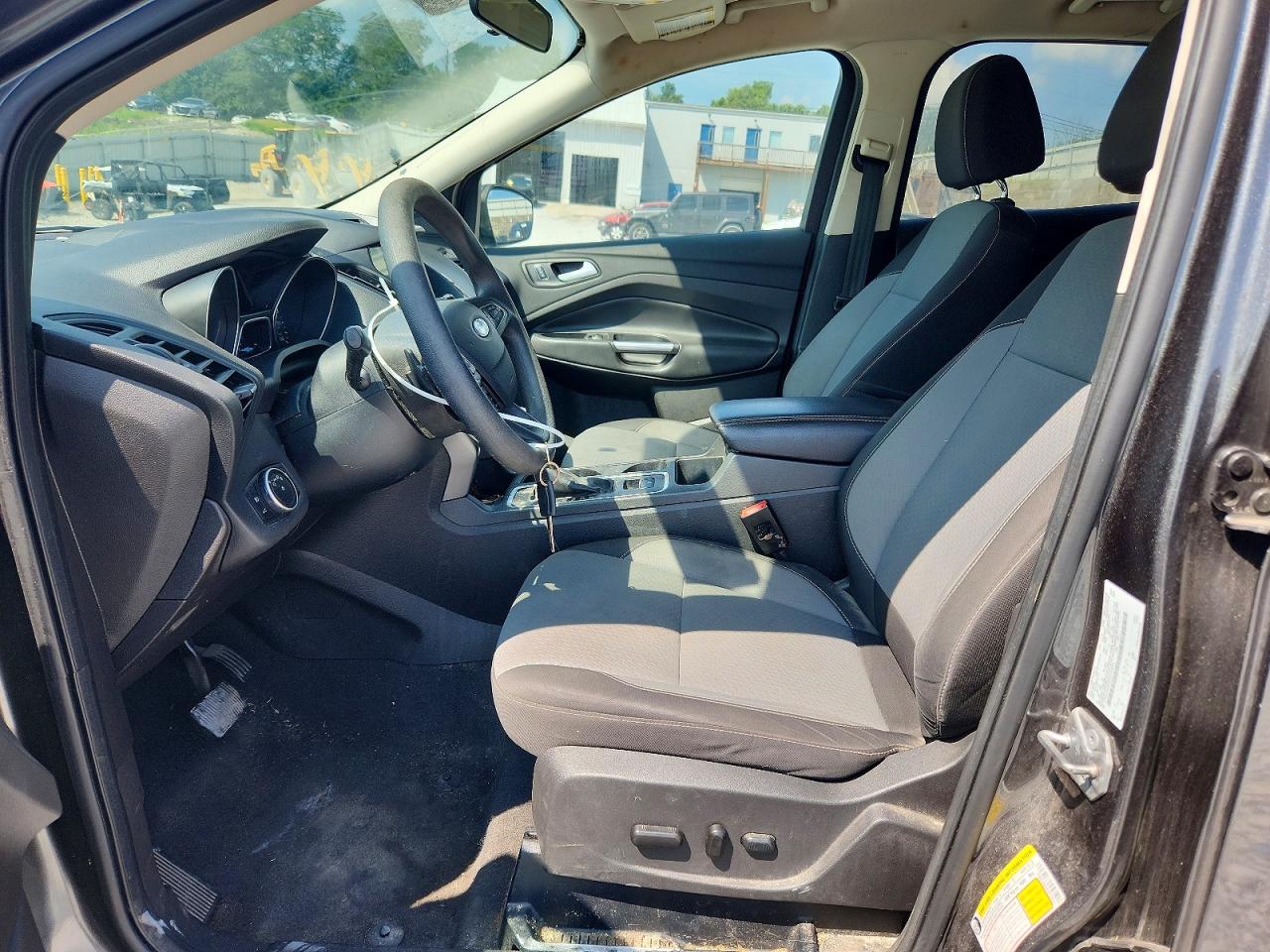 2017 Ford Escape Se Gray vin: 1FMCU0GD4HUC37813
