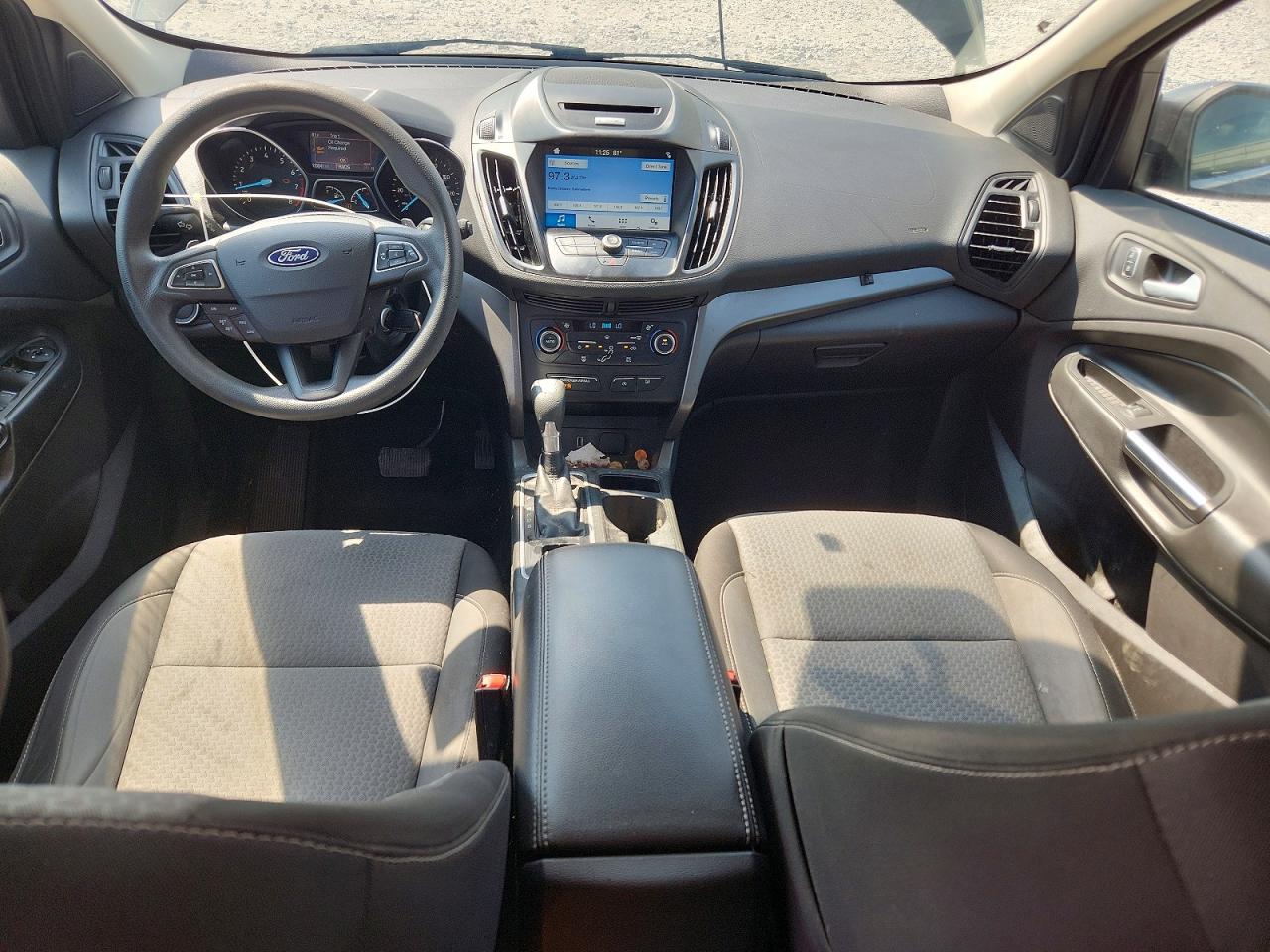 2017 Ford Escape Se Gray vin: 1FMCU0GD4HUC37813