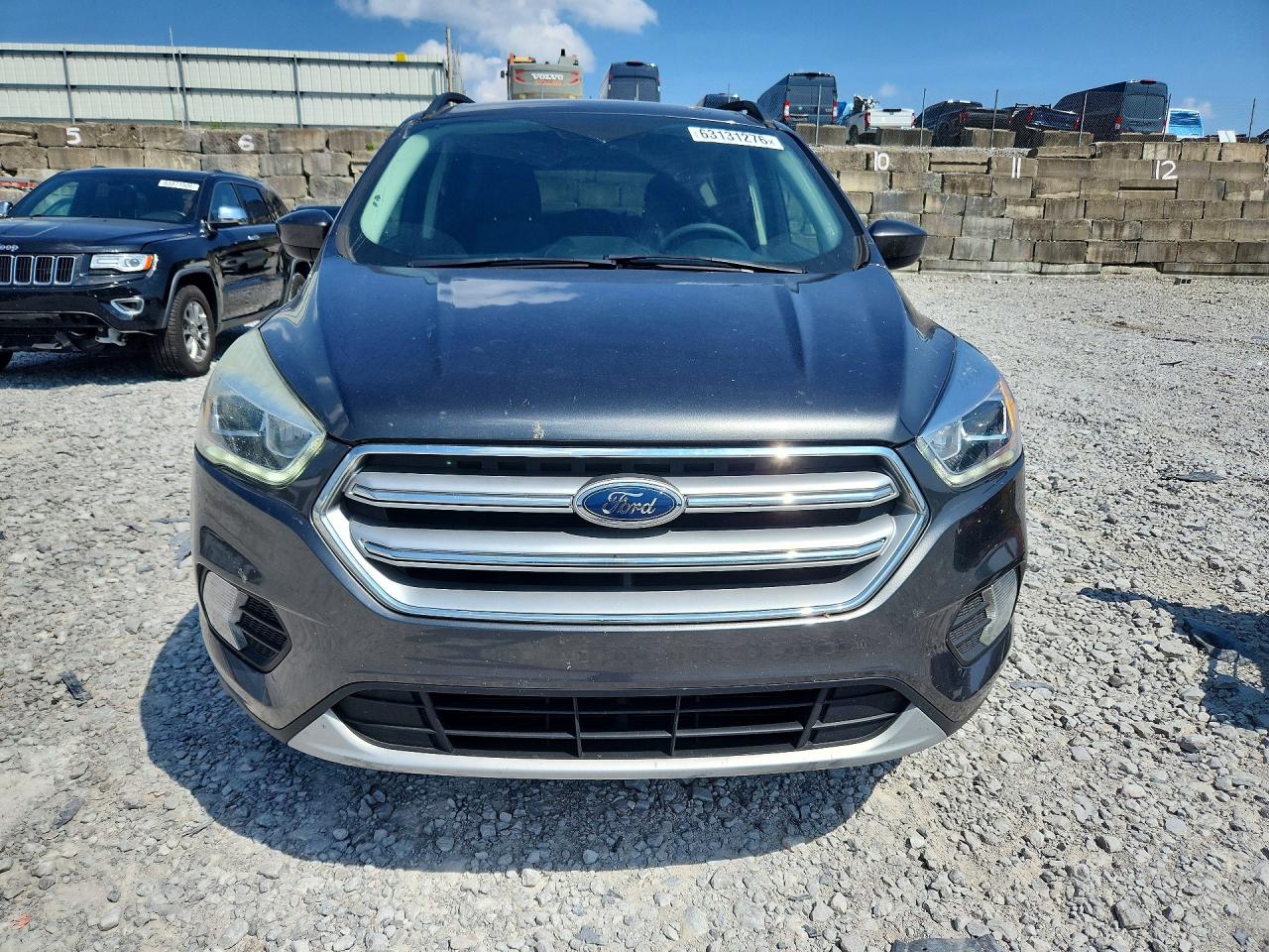2017 Ford Escape Se Gray vin: 1FMCU0GD4HUC37813