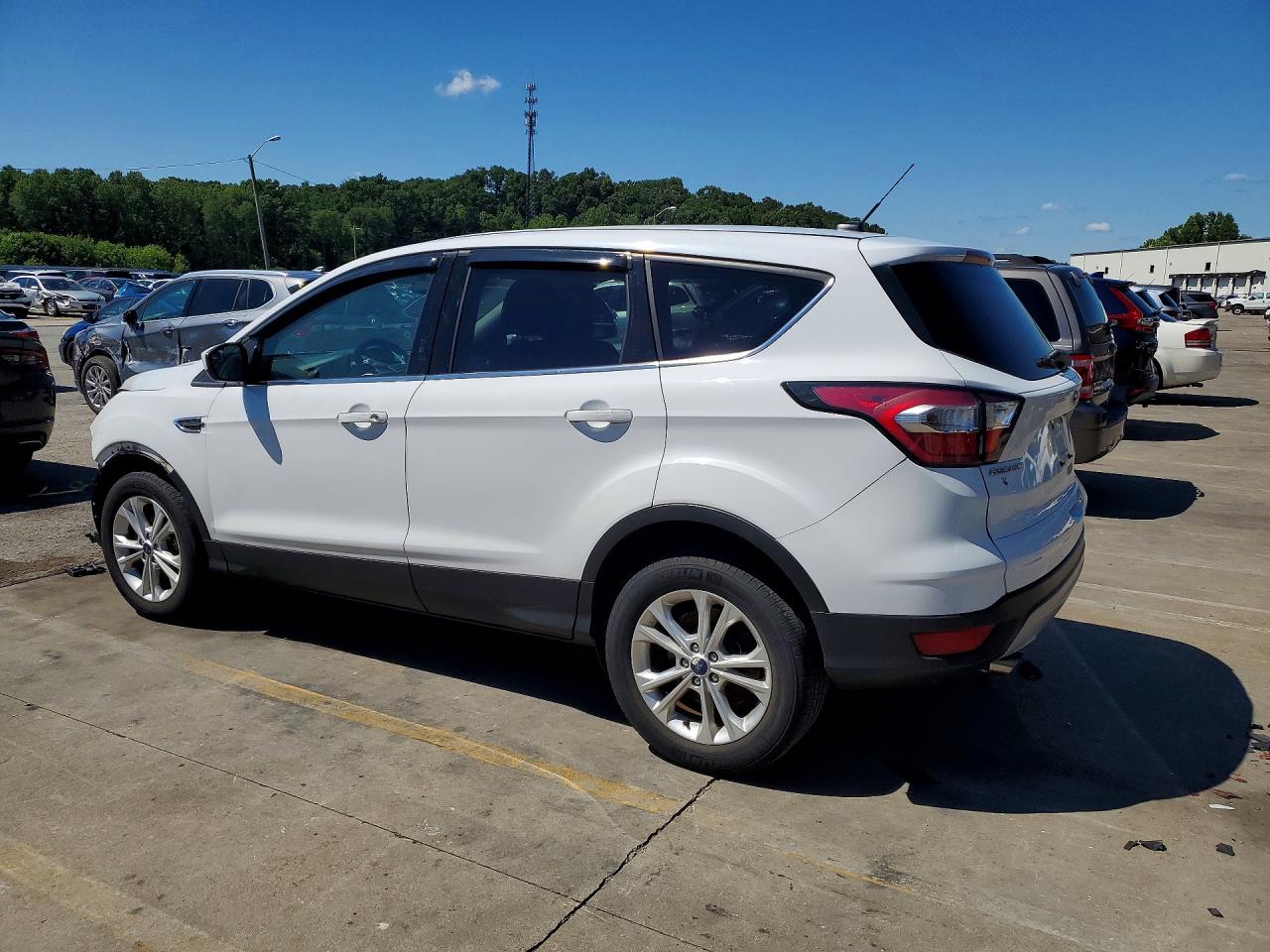 2017 Ford Escape Se White vin: 1FMCU0GD4HUE46274