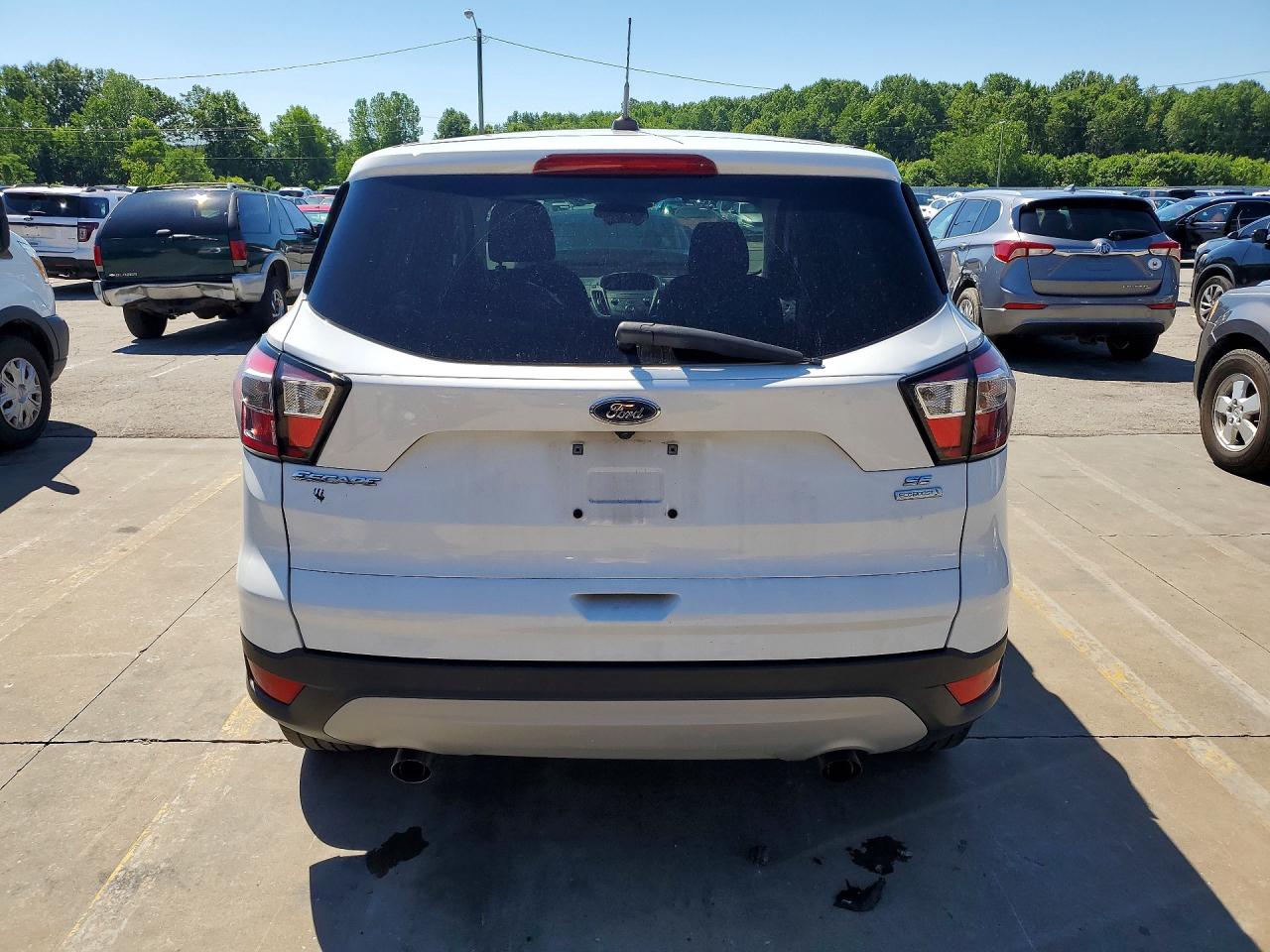 2017 Ford Escape Se White vin: 1FMCU0GD4HUE46274