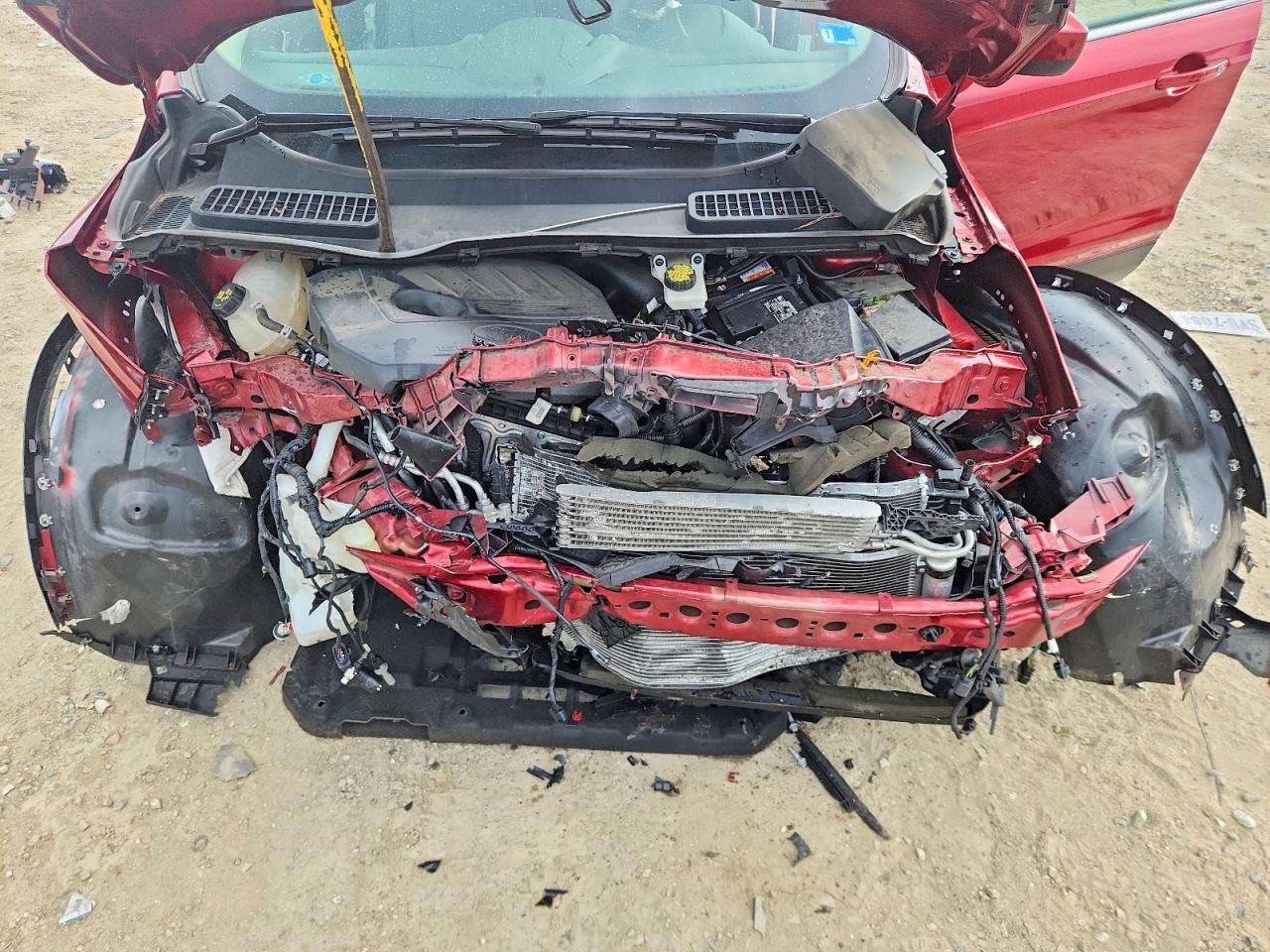 2017 Ford Escape Se Red vin: 1FMCU0GD5HUB57226