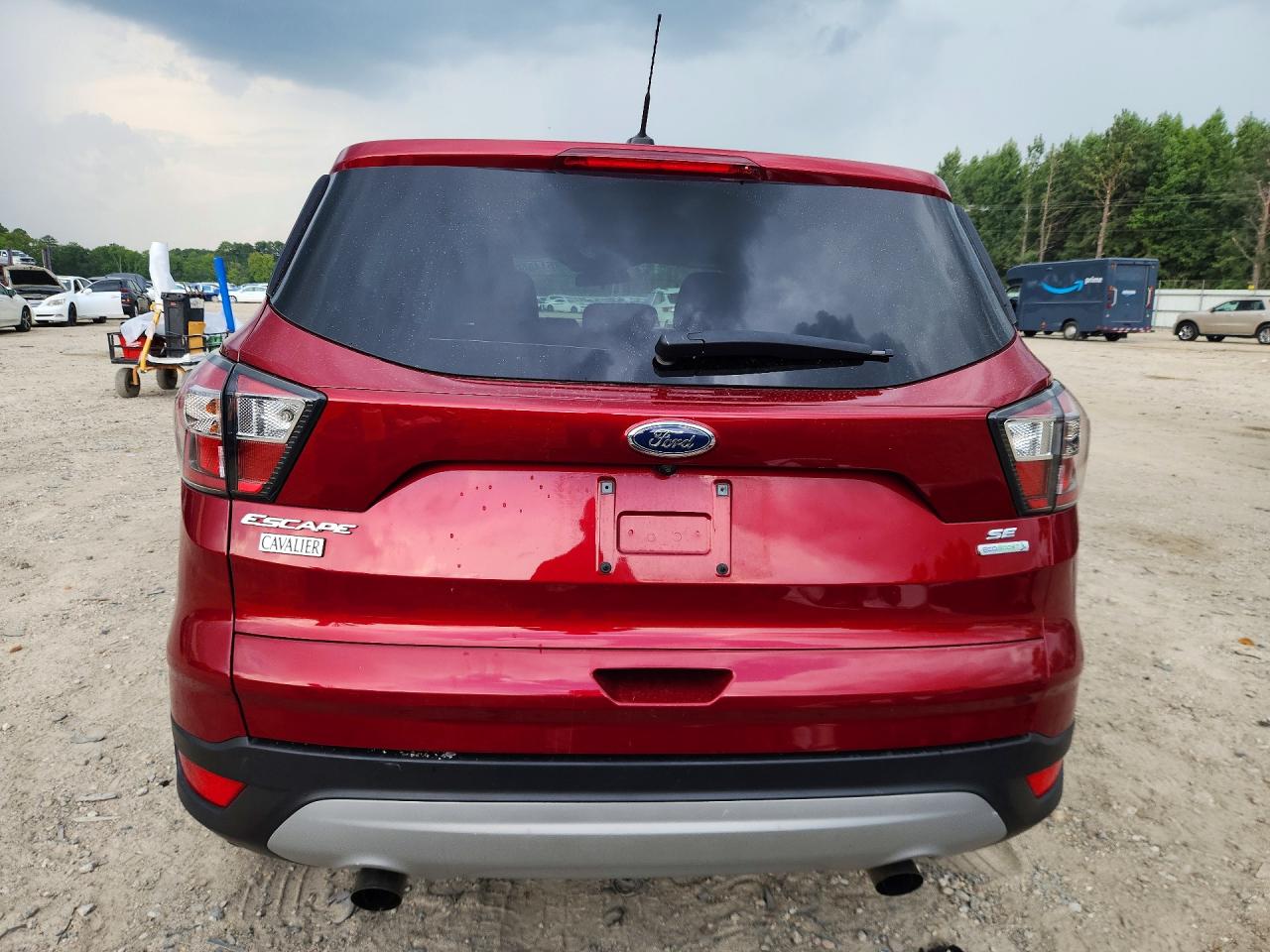 2017 Ford Escape Se Red vin: 1FMCU0GD5HUB57226