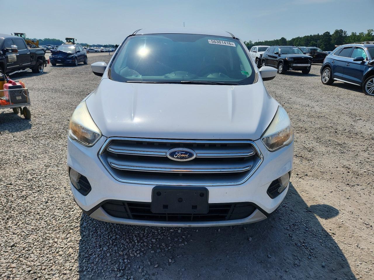 2017 Ford Escape Se White vin: 1FMCU0GD5HUE77016