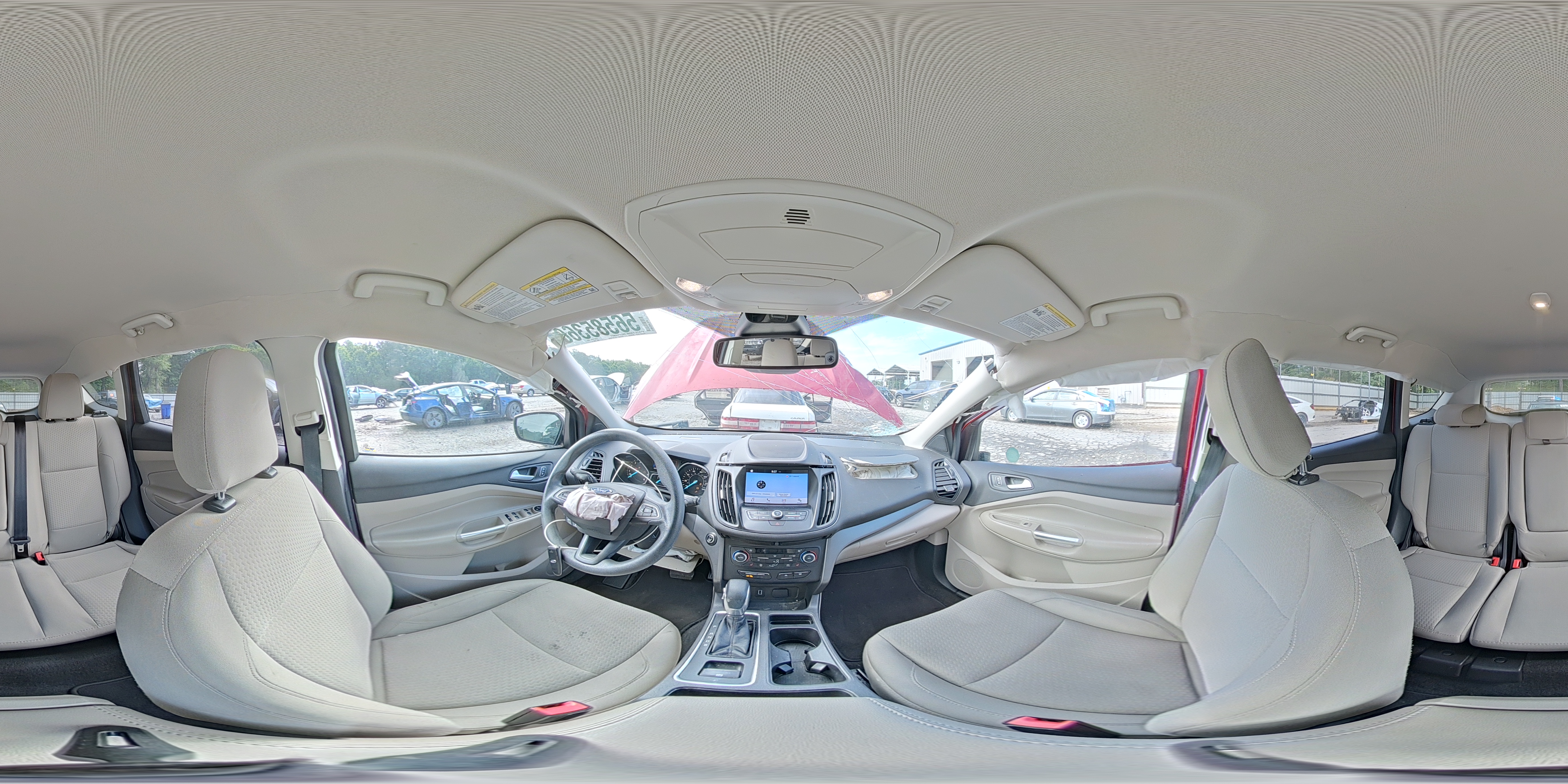 2019 Ford Escape Se Red vin: 1FMCU0GD5KUA38275