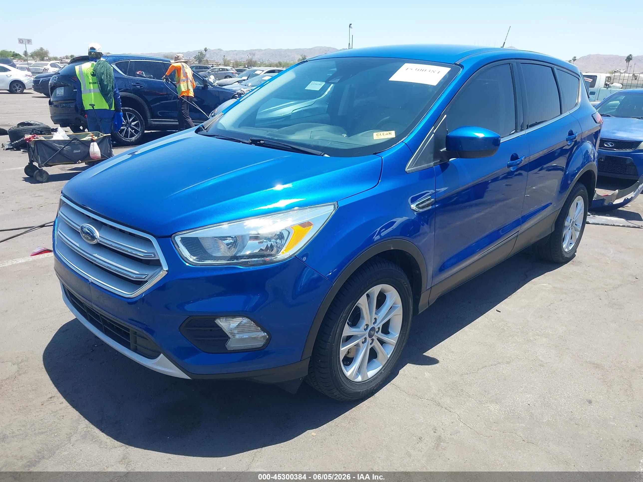 2019 Ford Escape Se Blue vin: 1FMCU0GD5KUC27749