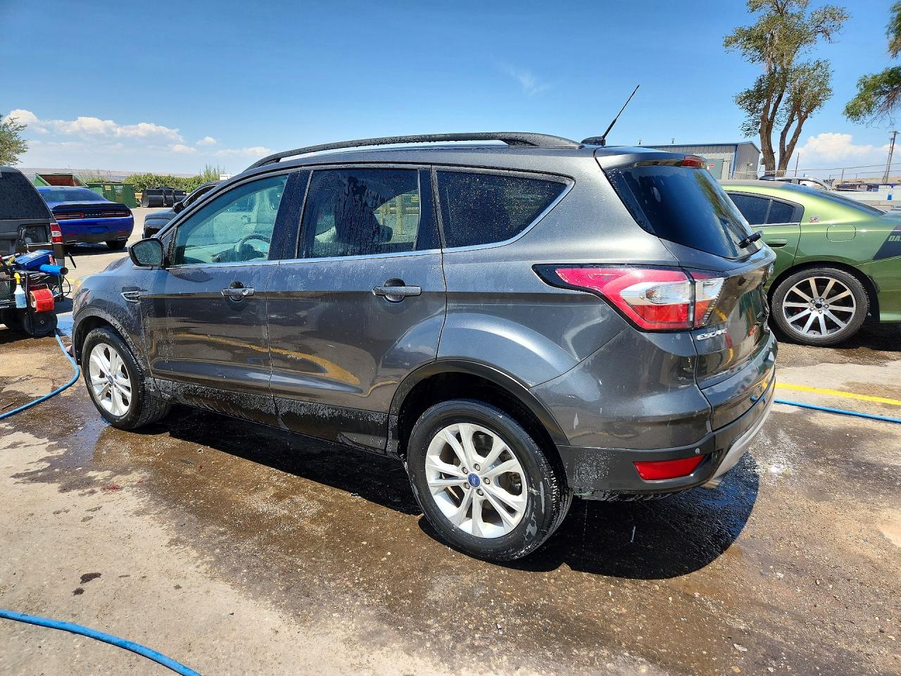 2017 Ford Escape Se Gray vin: 1FMCU0GD6HUC10922