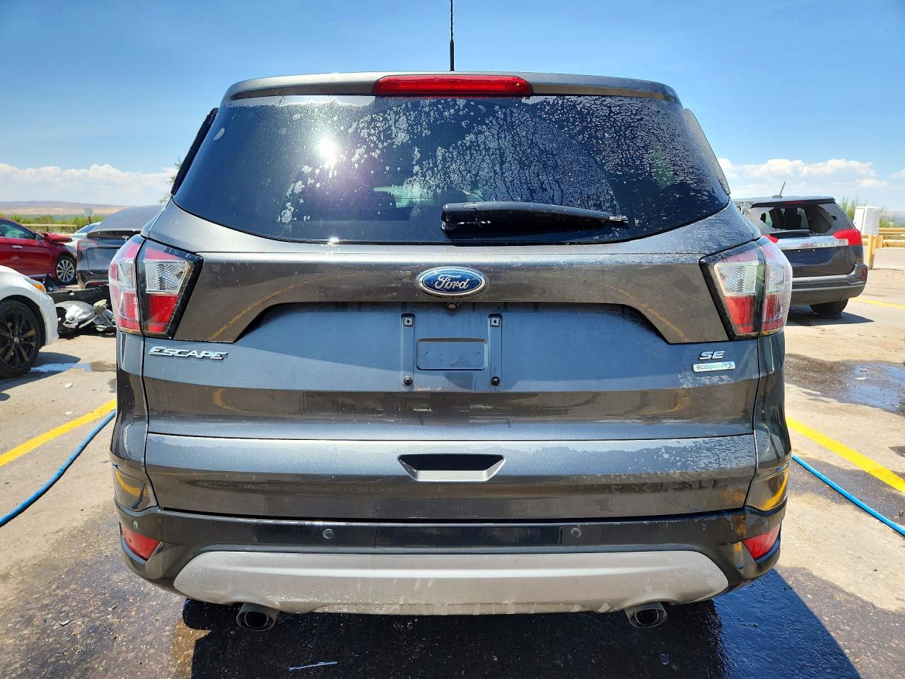 2017 Ford Escape Se Gray vin: 1FMCU0GD6HUC10922