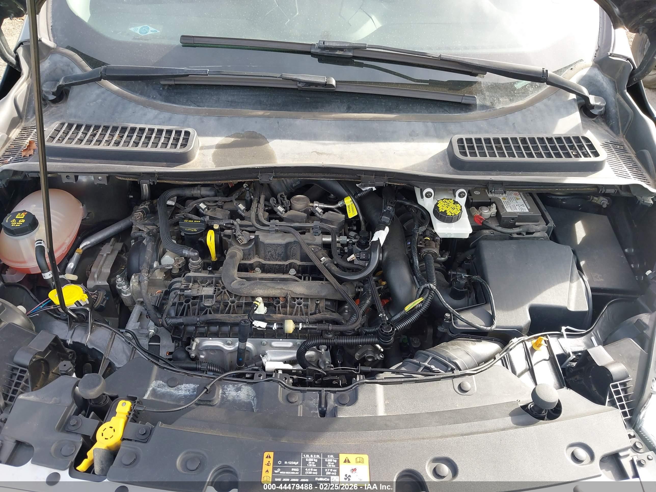 2017 Ford Escape Se Серый vin: 1FMCU0GD6HUC17479