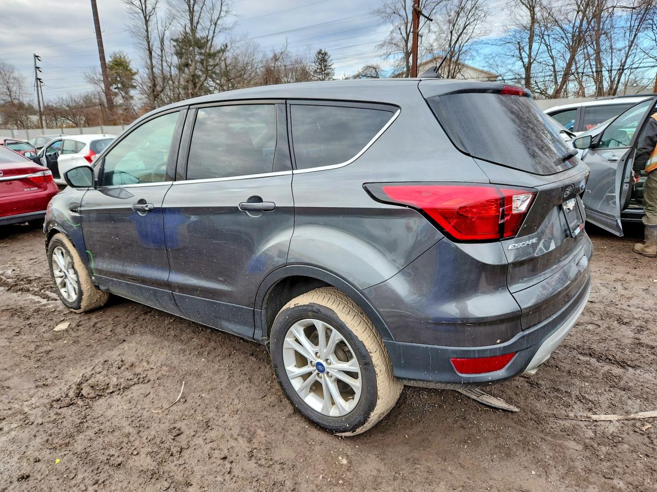 2019 Ford Escape Se Black vin: 1FMCU0GD6KUB67058