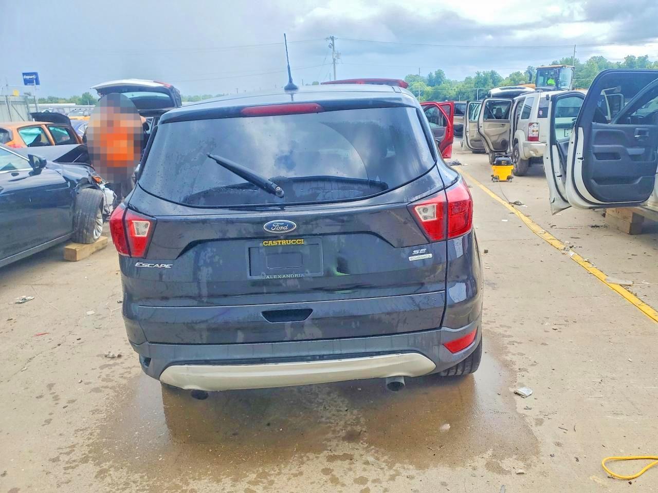 2019 Ford Escape Se Black vin: 1FMCU0GD6KUB76763
