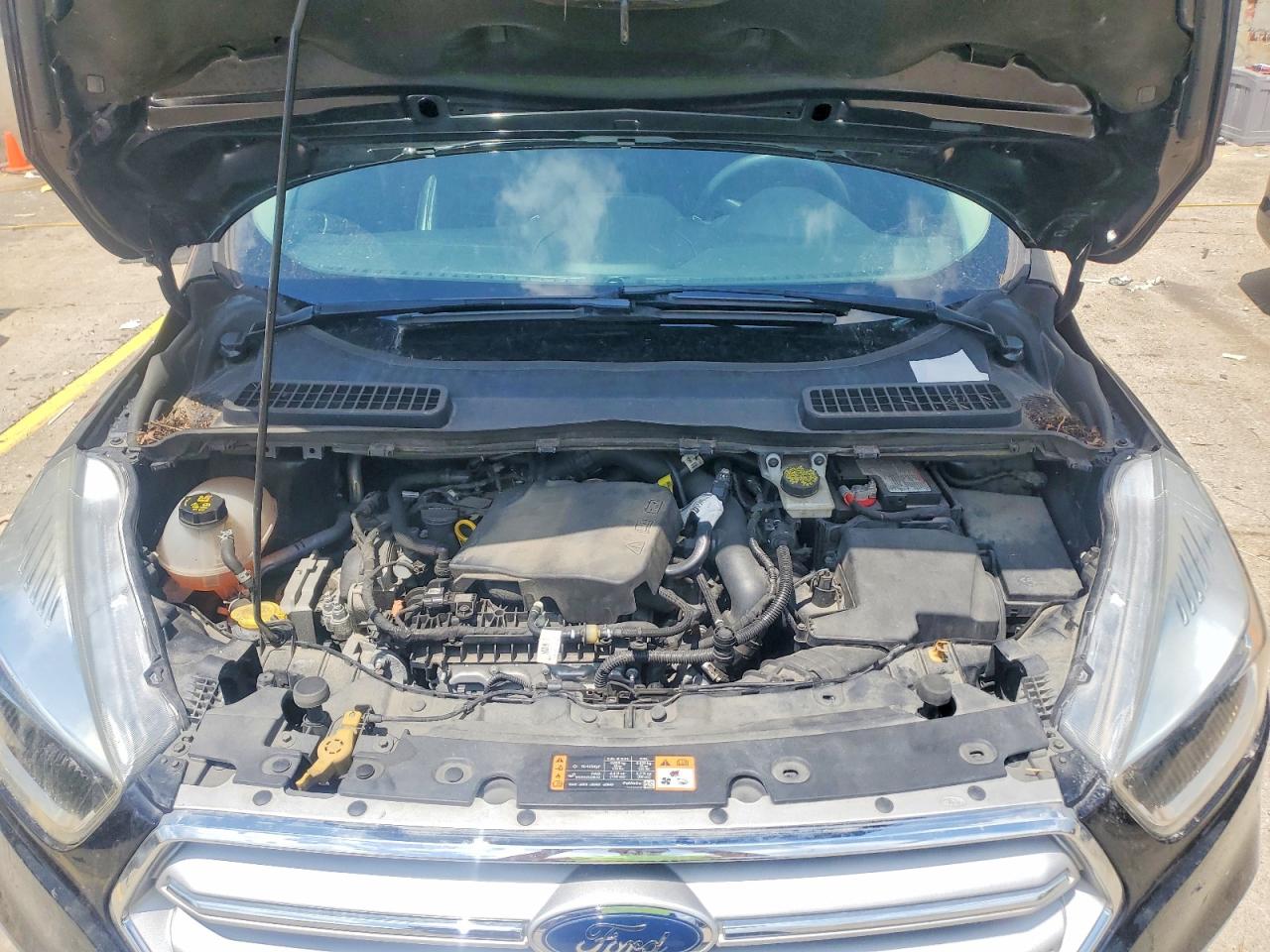 2019 Ford Escape Se Black vin: 1FMCU0GD6KUB76763