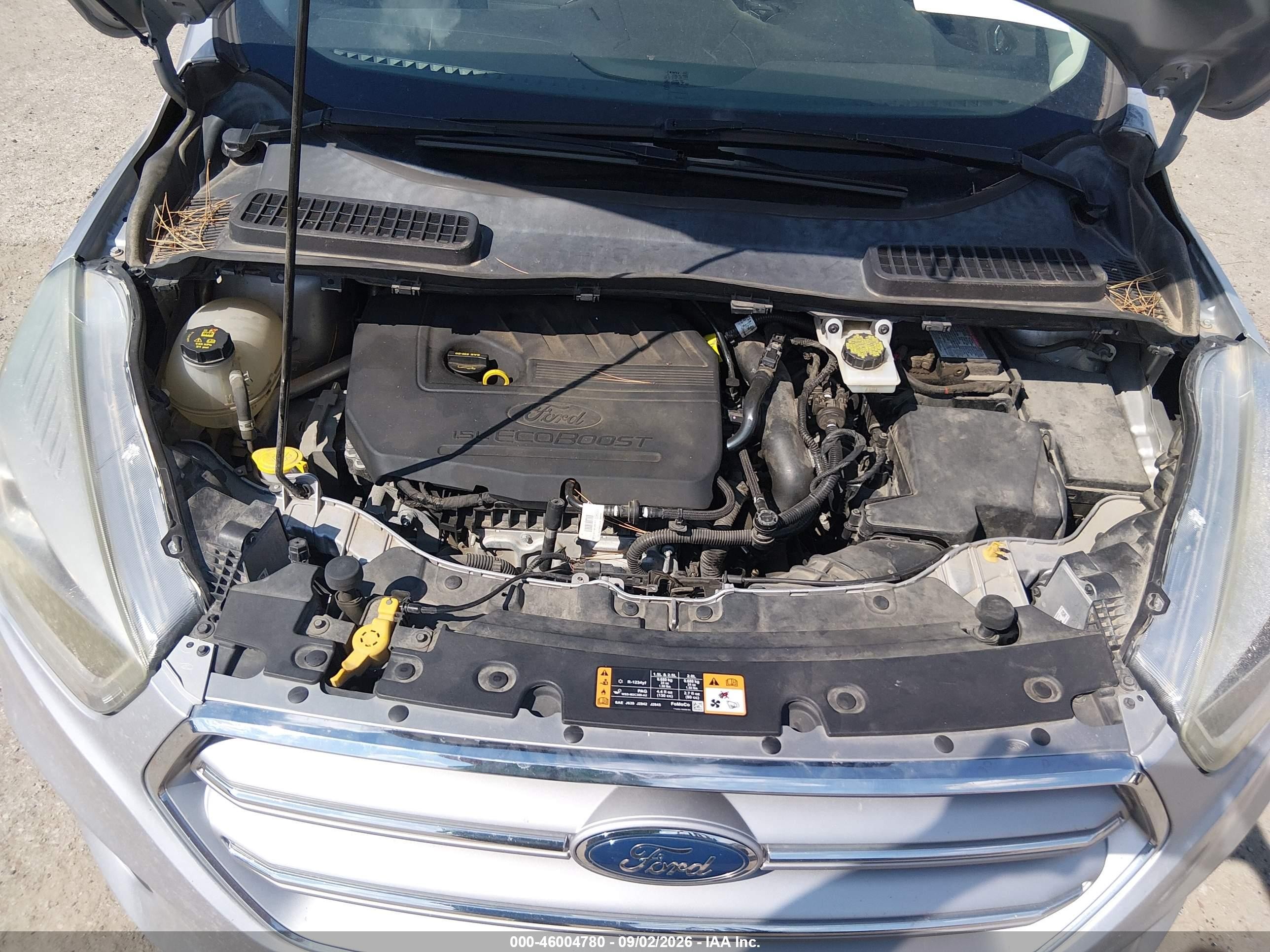 2017 Ford Escape Se Серебряный vin: 1FMCU0GD7HUA48508