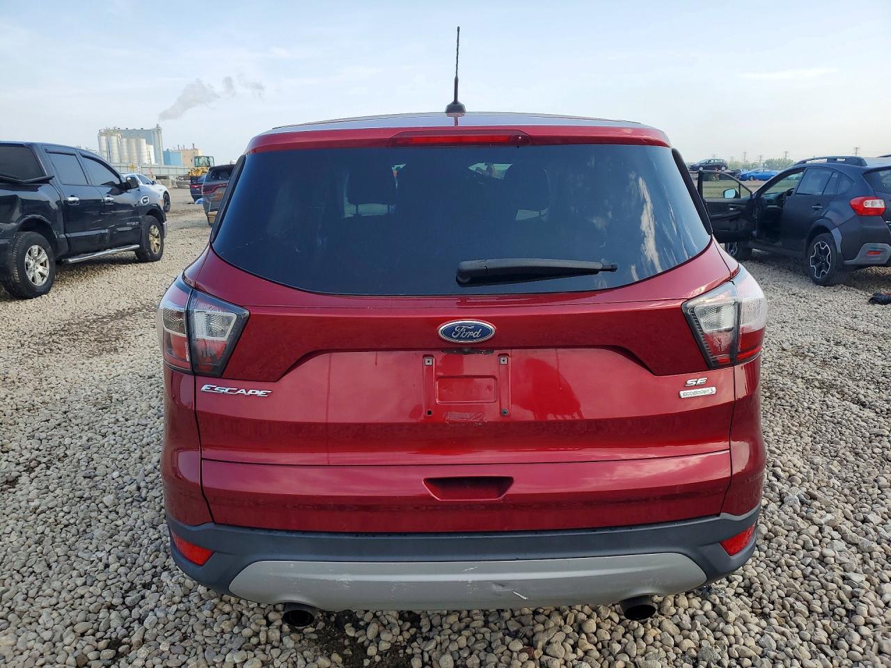 2017 Ford Escape Se Burgundy vin: 1FMCU0GD7HUB59866