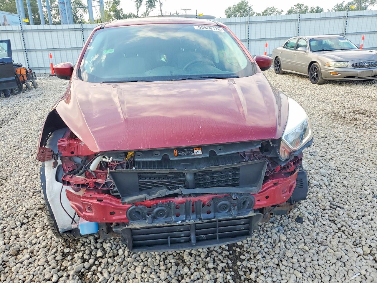 2017 Ford Escape Se Burgundy vin: 1FMCU0GD7HUB59866