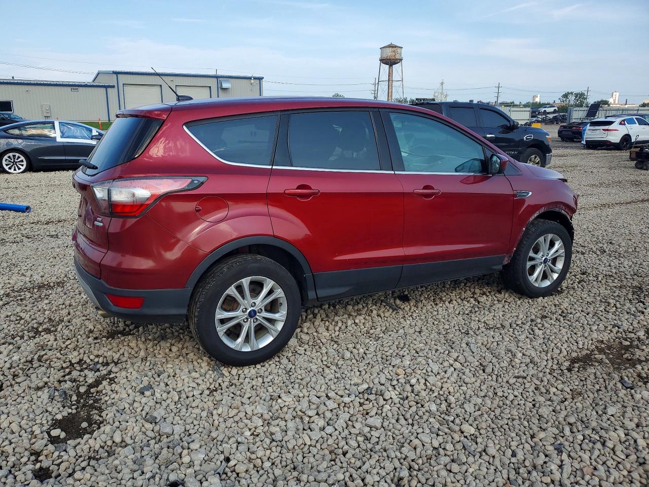 2017 Ford Escape Se Burgundy vin: 1FMCU0GD7HUB59866