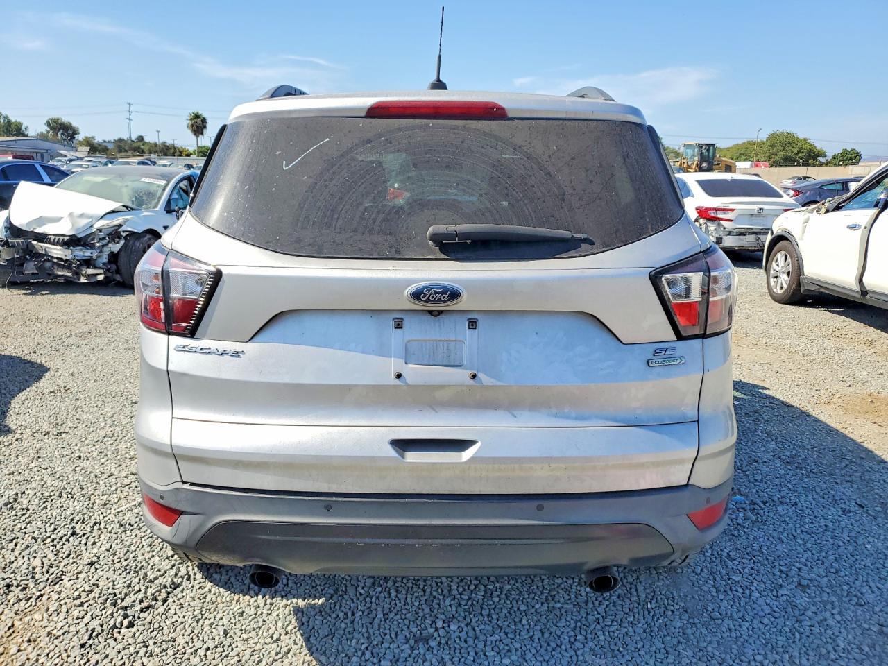 2017 Ford Escape Se Silver vin: 1FMCU0GD7HUE74005
