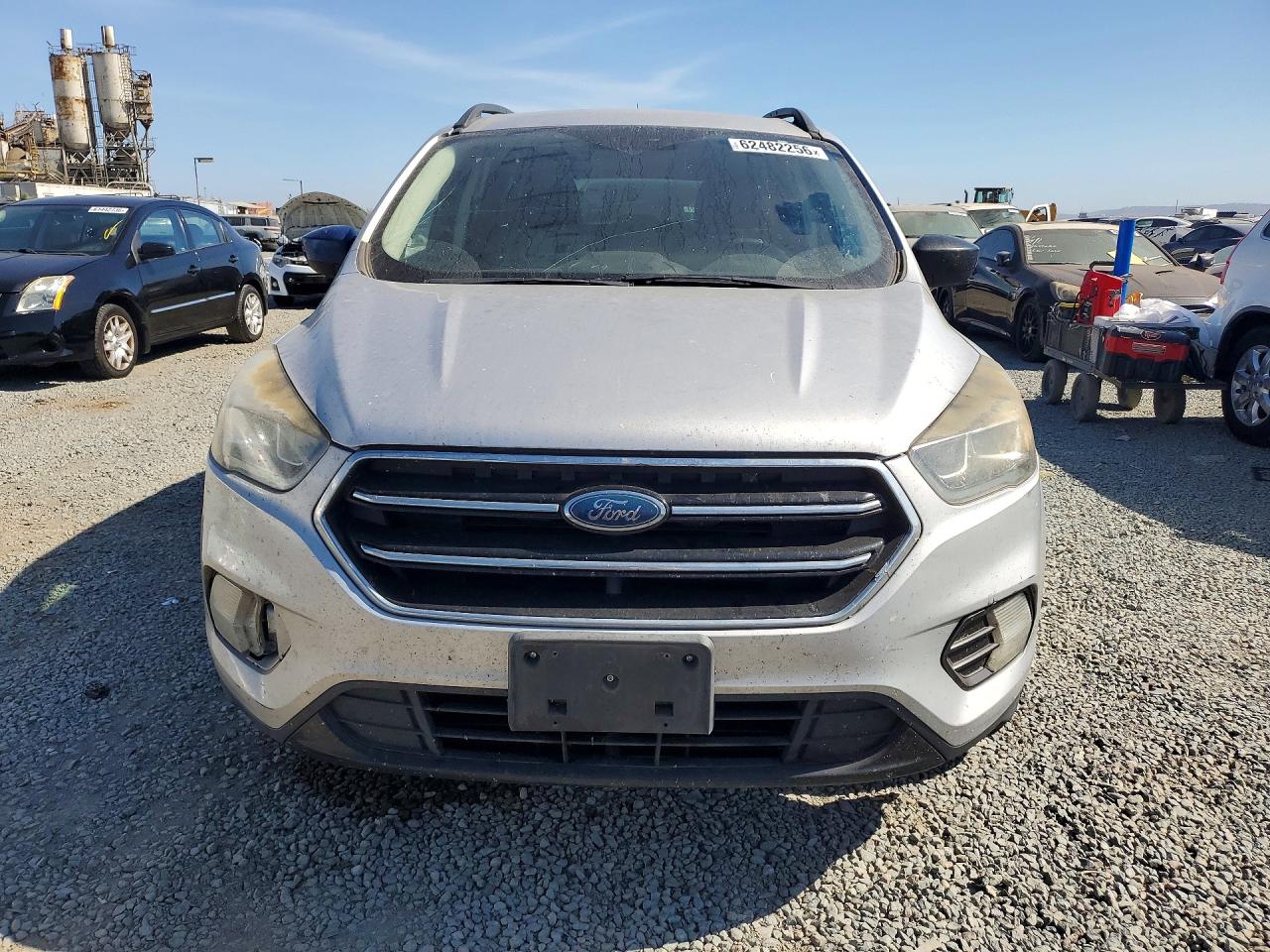 2017 Ford Escape Se Silver vin: 1FMCU0GD7HUE74005