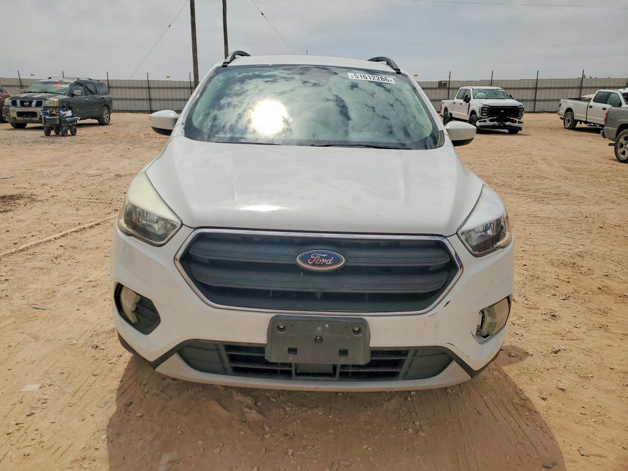 2018 Ford Escape Se White vin: 1FMCU0GD7JUB76222
